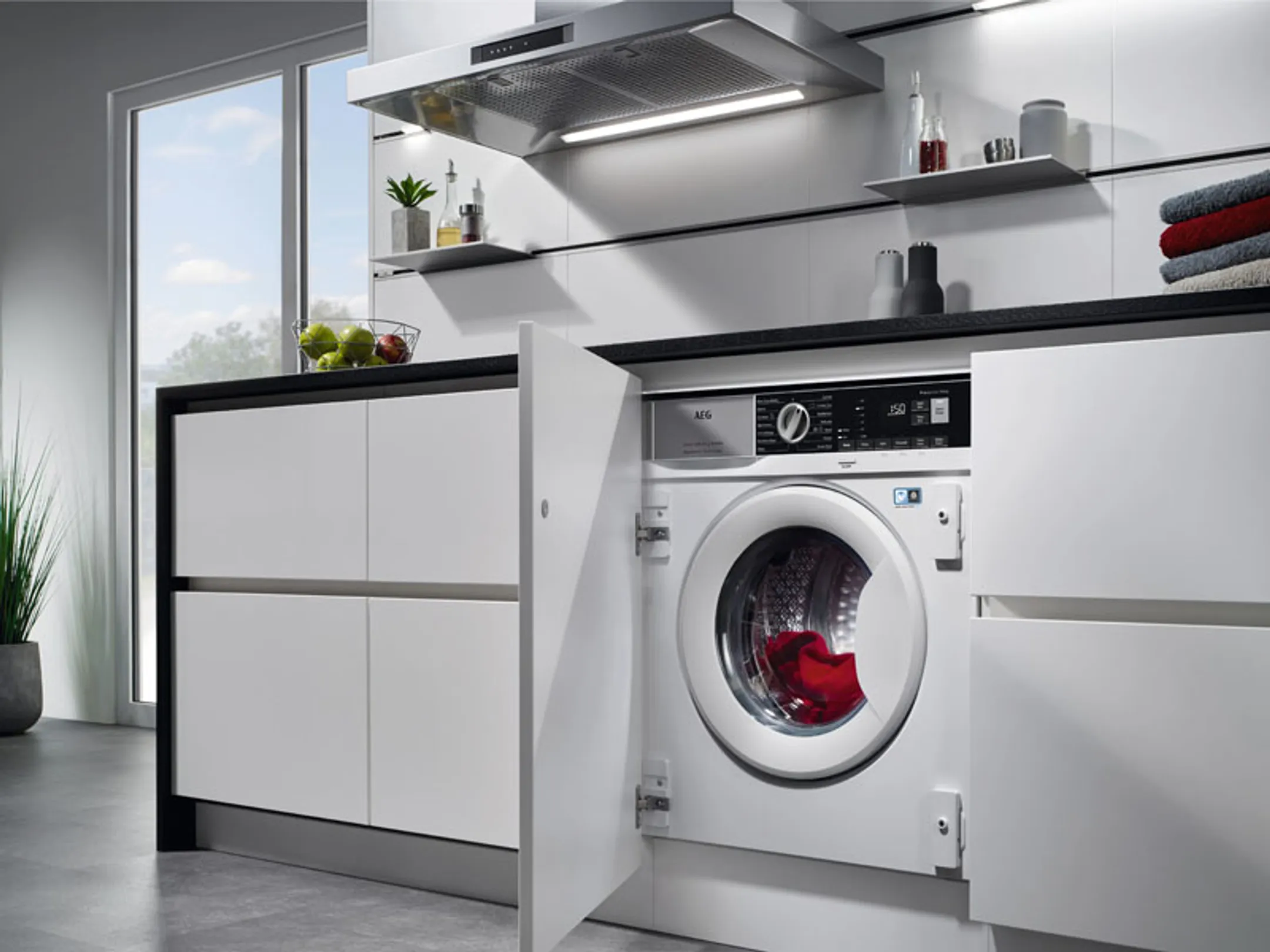 AEG Lave-linge séchant LWR7676BI PROSTEAM® image