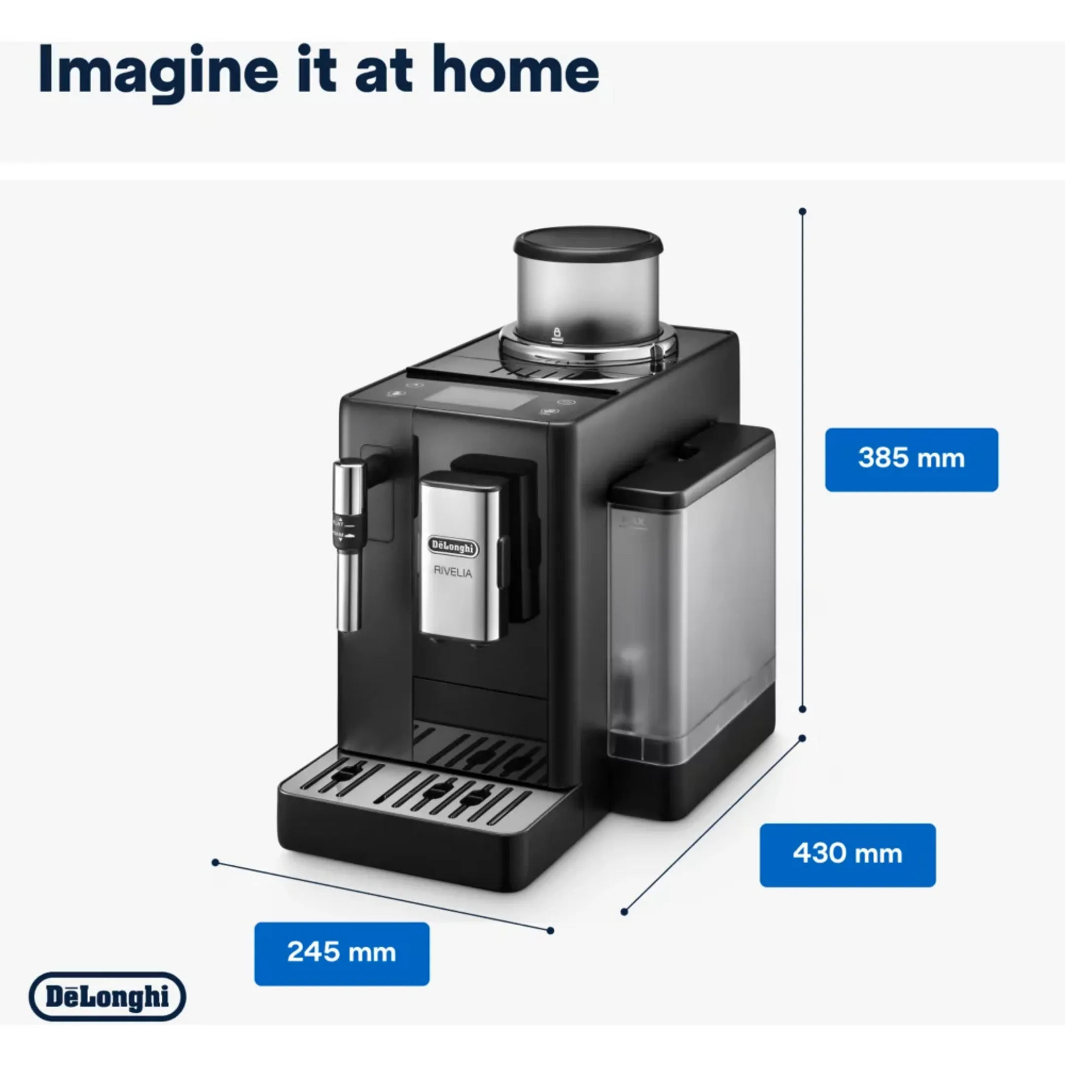 De'Longhi Machine à Expresso Rivelia FEB4435.B - Noir image