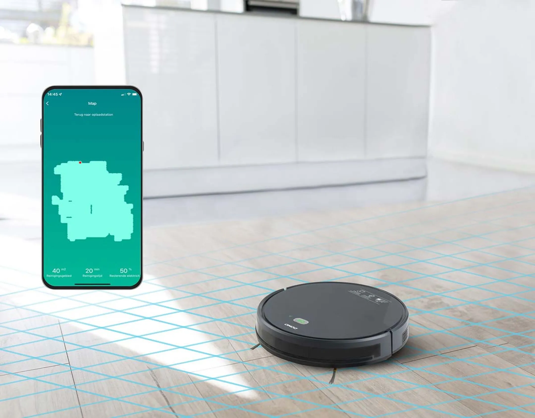 Domo Robotstofzuiger en dweilrobot DO7296S image