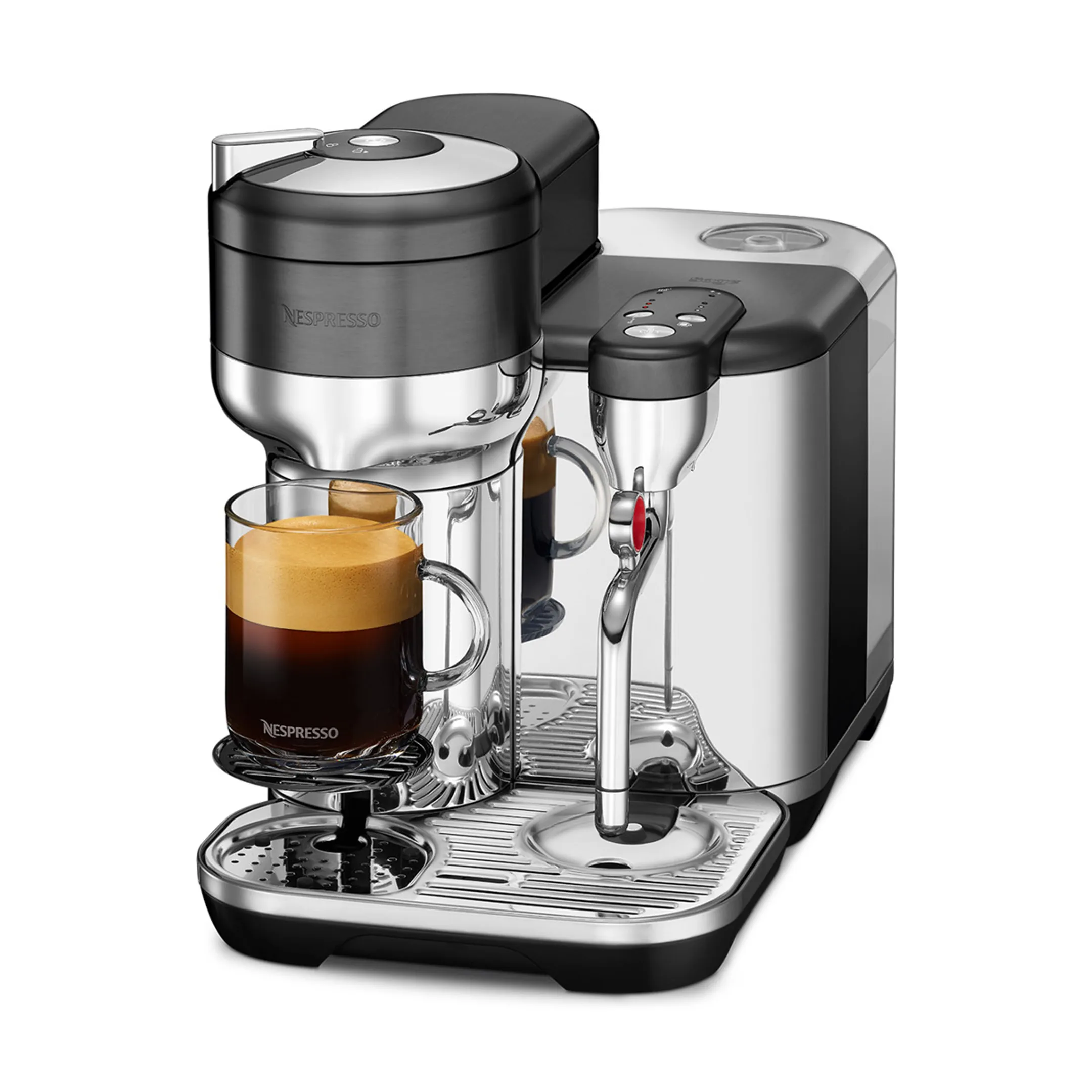 Sage Koffiemachine Nespresso Vertuo Creatista Black Stainless Steel image