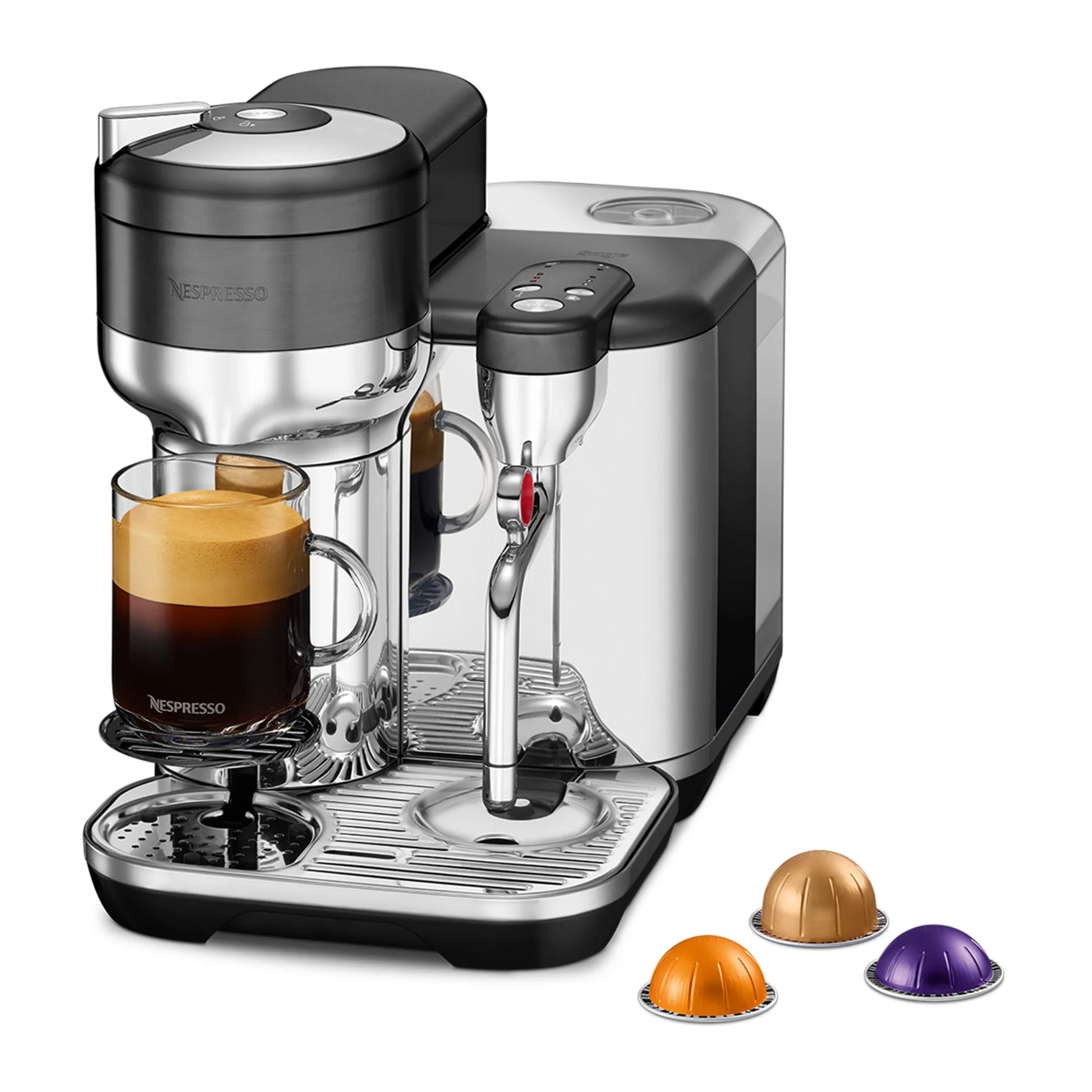 Machine à café Nespresso Vertuo Creatista Black Stainless Steel