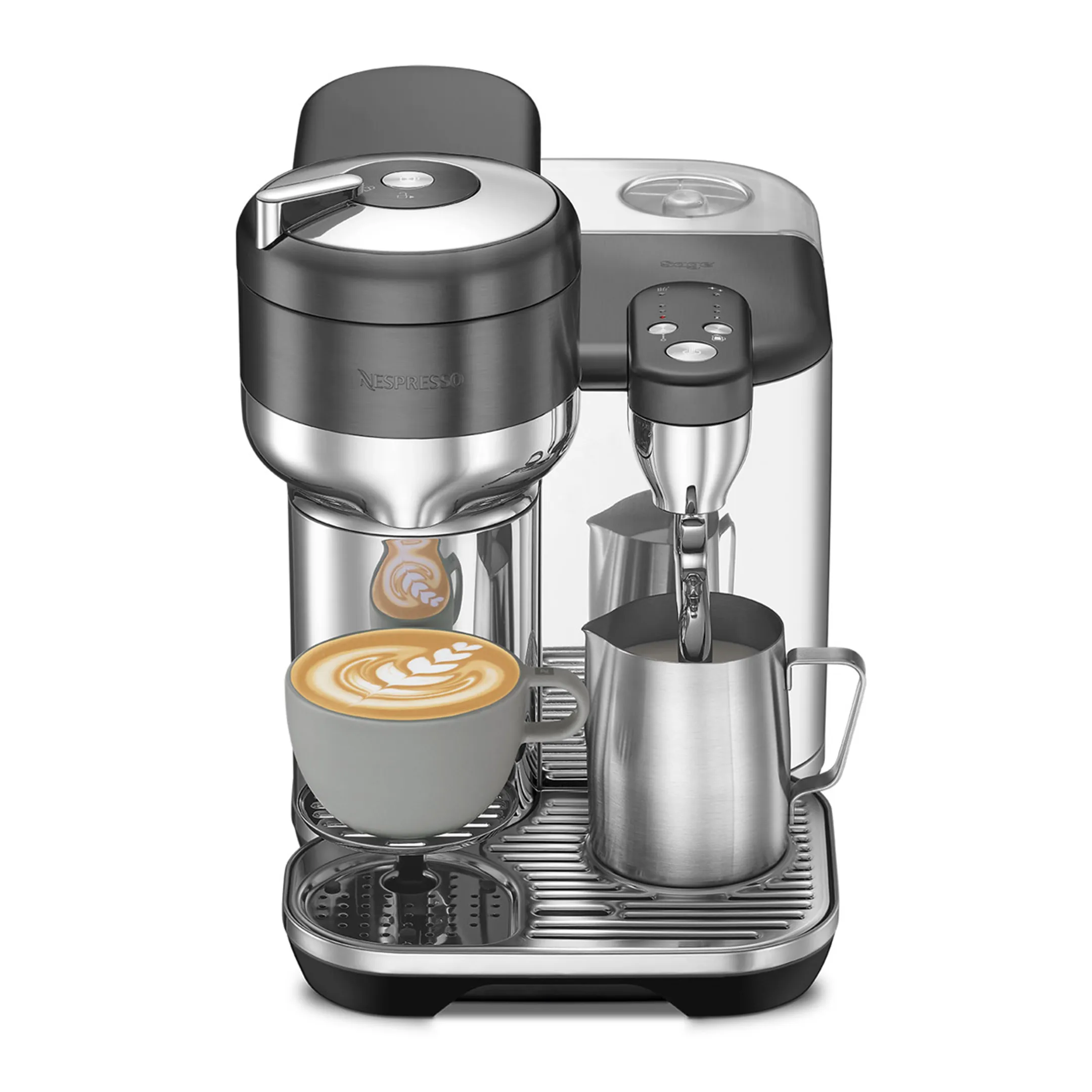Sage Koffiemachine Nespresso Vertuo Creatista Black Stainless Steel image