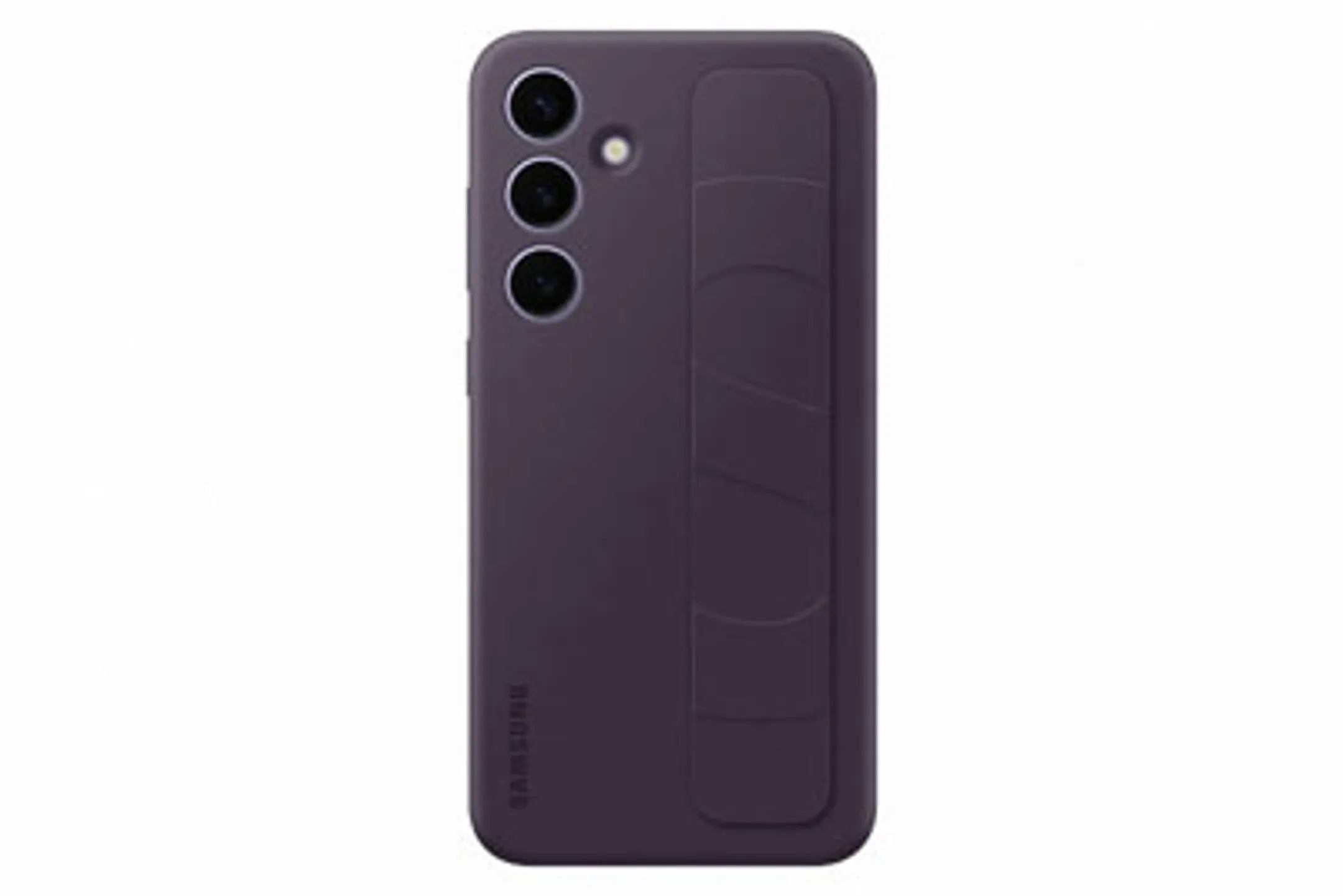 Samsung Siliconen backcover met band voor Galaxy S24+ - Violet image