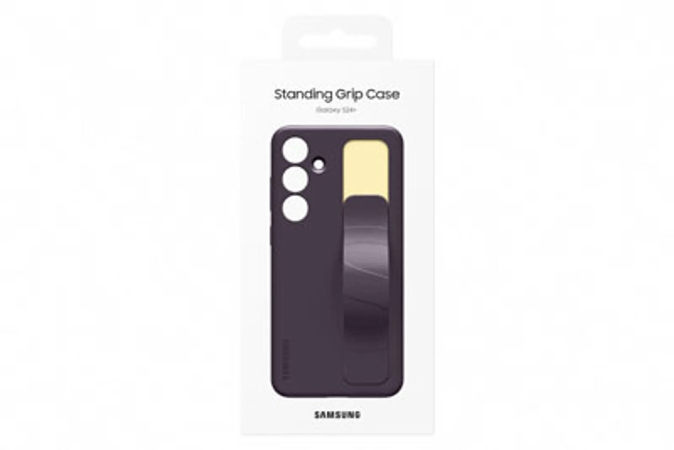 Samsung Siliconen backcover met band voor Galaxy S24+ - Violet image