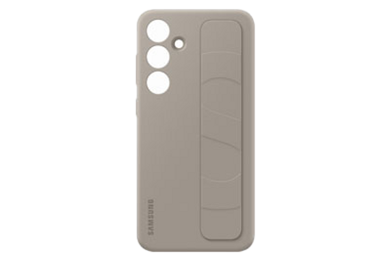 Siliconen backcover met band voor Galaxy S24+ -  Taupe
