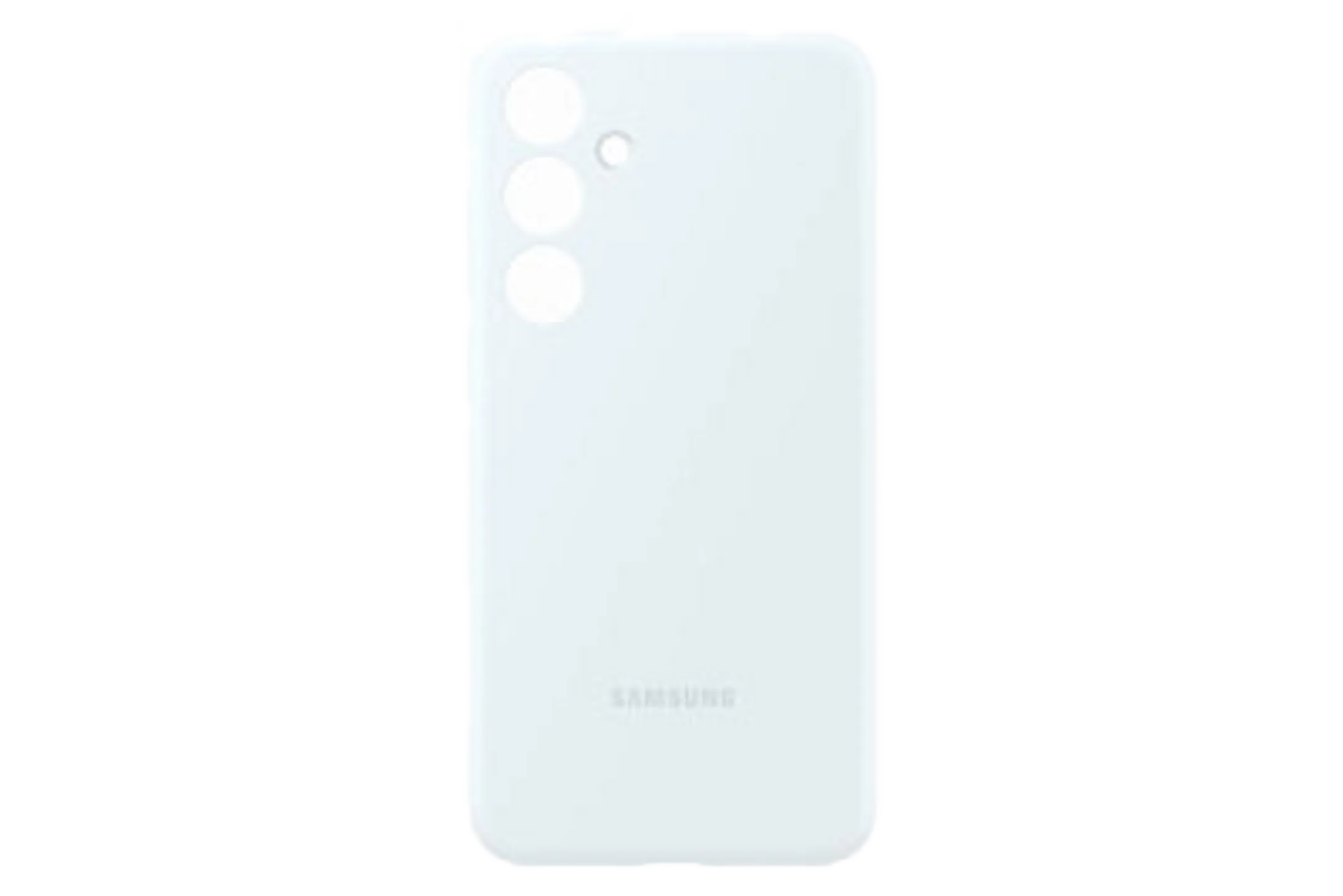 Silicone Backcover voor Galaxy S24+ - Wit
