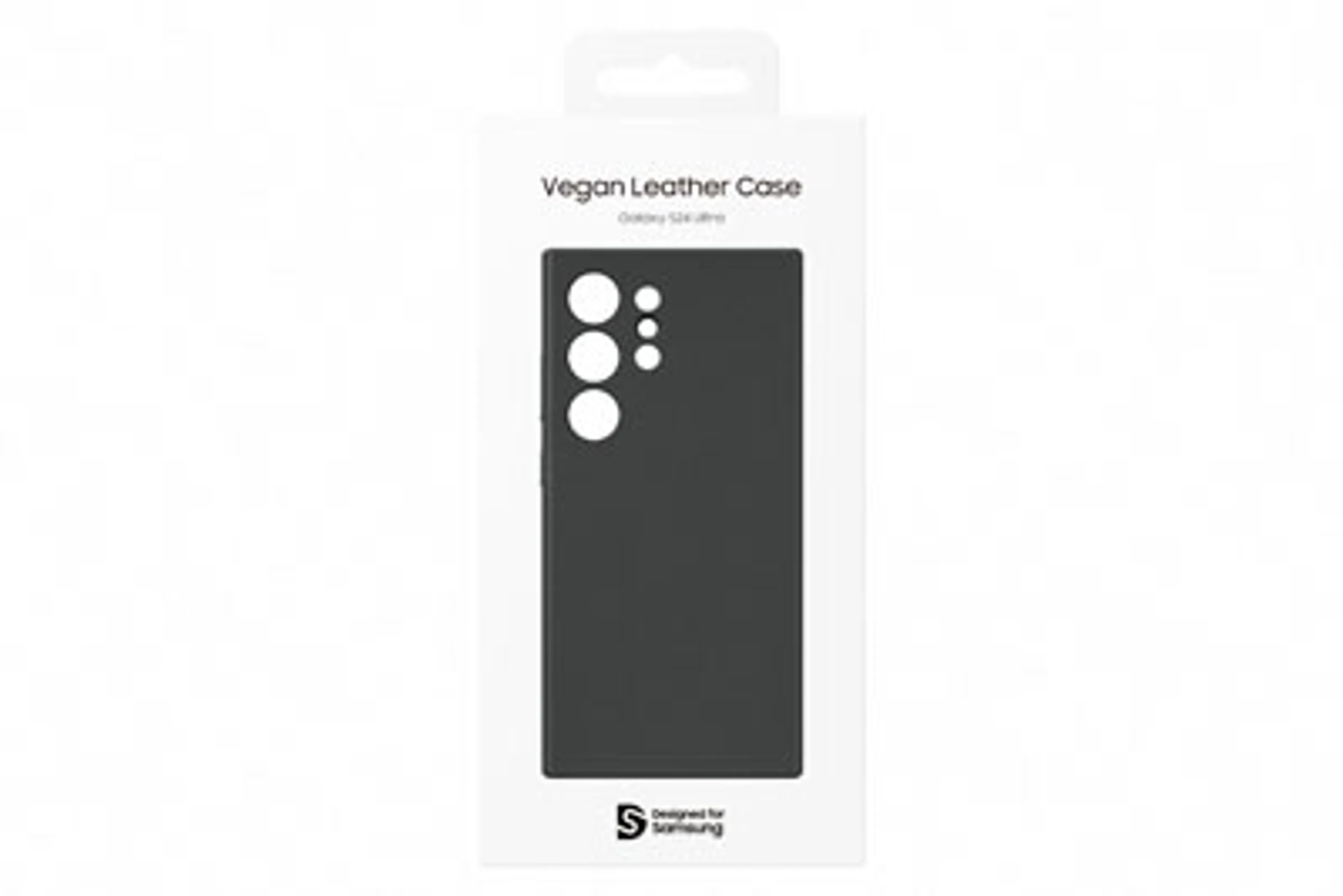 Samsung Leren backcover voor Galaxy S24 Ultra - Zwart image