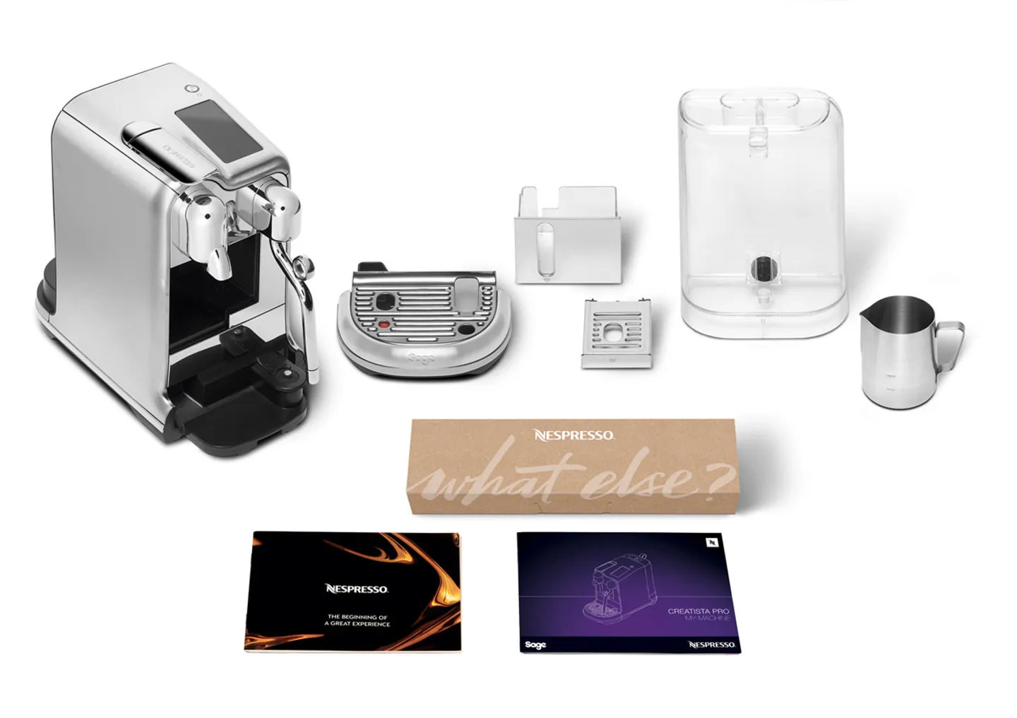 Sage Machine à café Nespresso Creatista Pro Stainless Steel Livré
