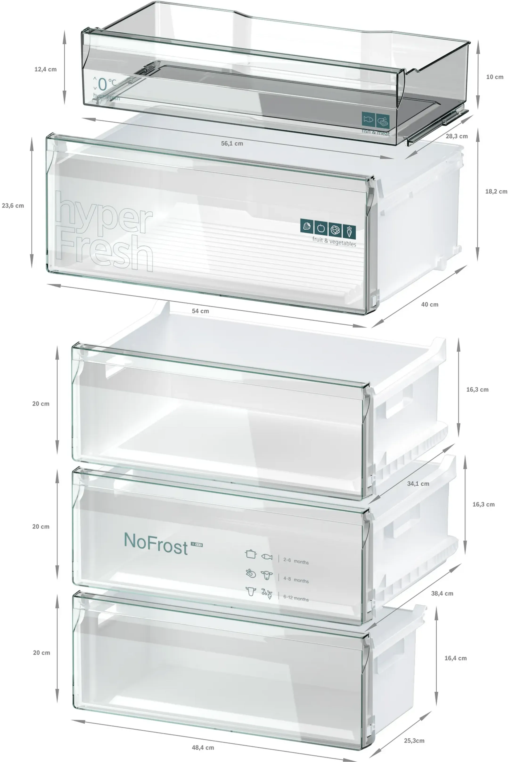 Siemens Combi frigo congélateur KG49NXXCF image