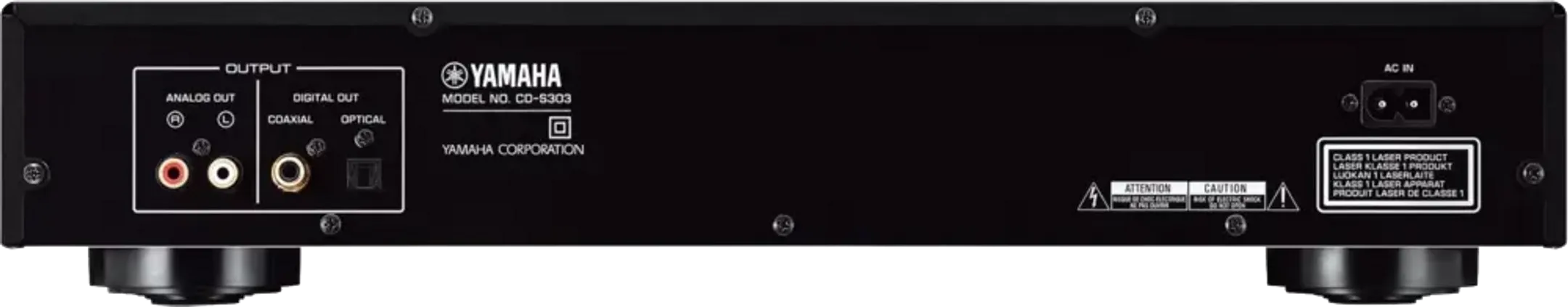 Yamaha CD-speler CD-S303 - Zwart image