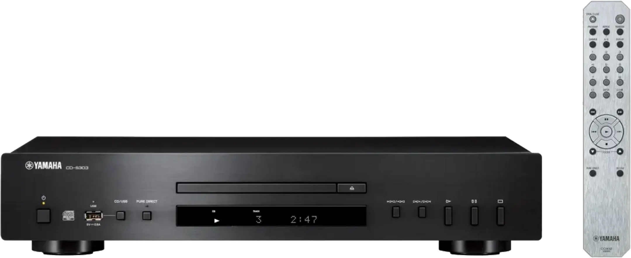 Yamaha CD-speler CD-S303 - Zwart image