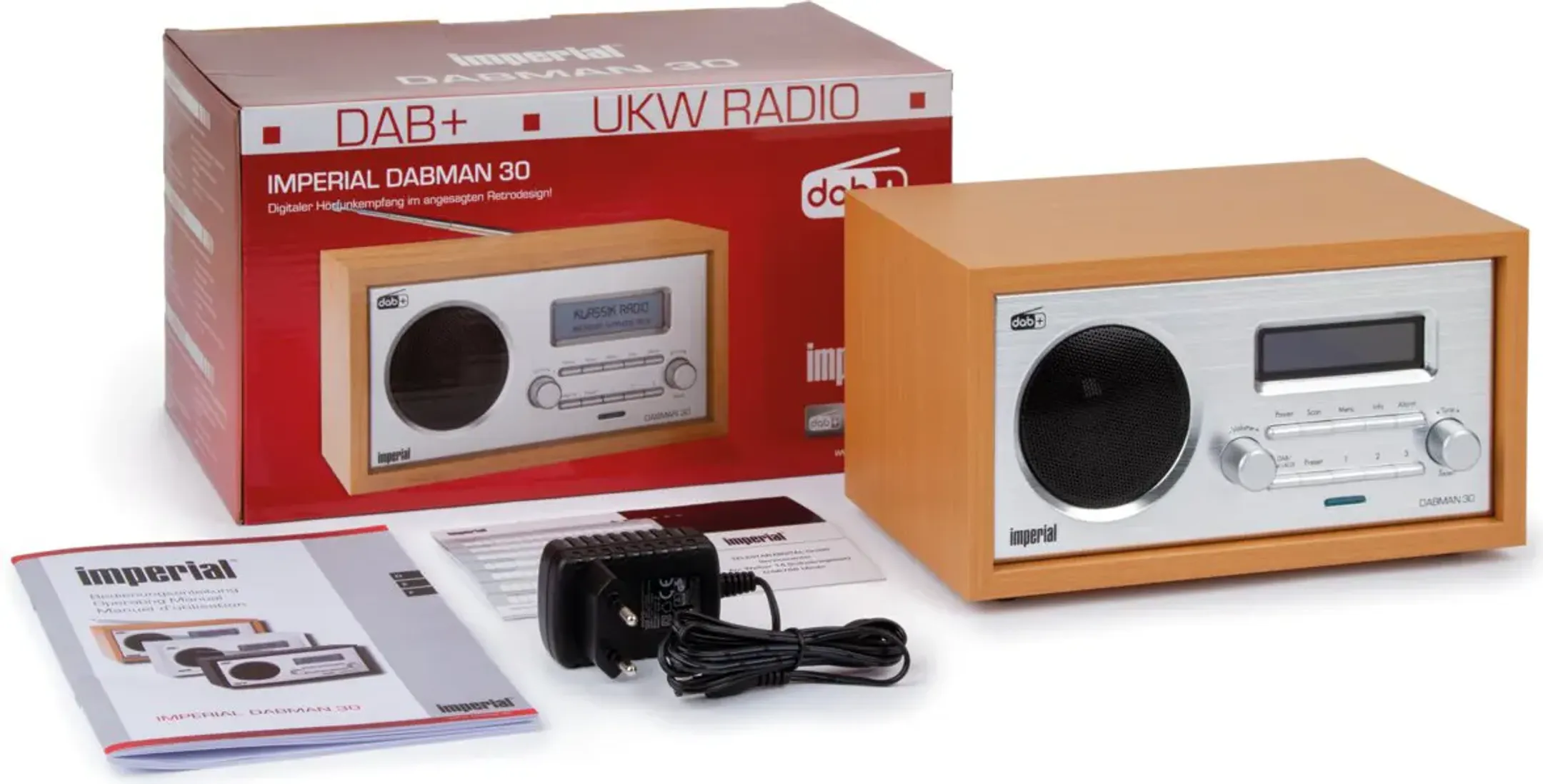 Imperial DAB+ radio DABMAN 30 - Hout image