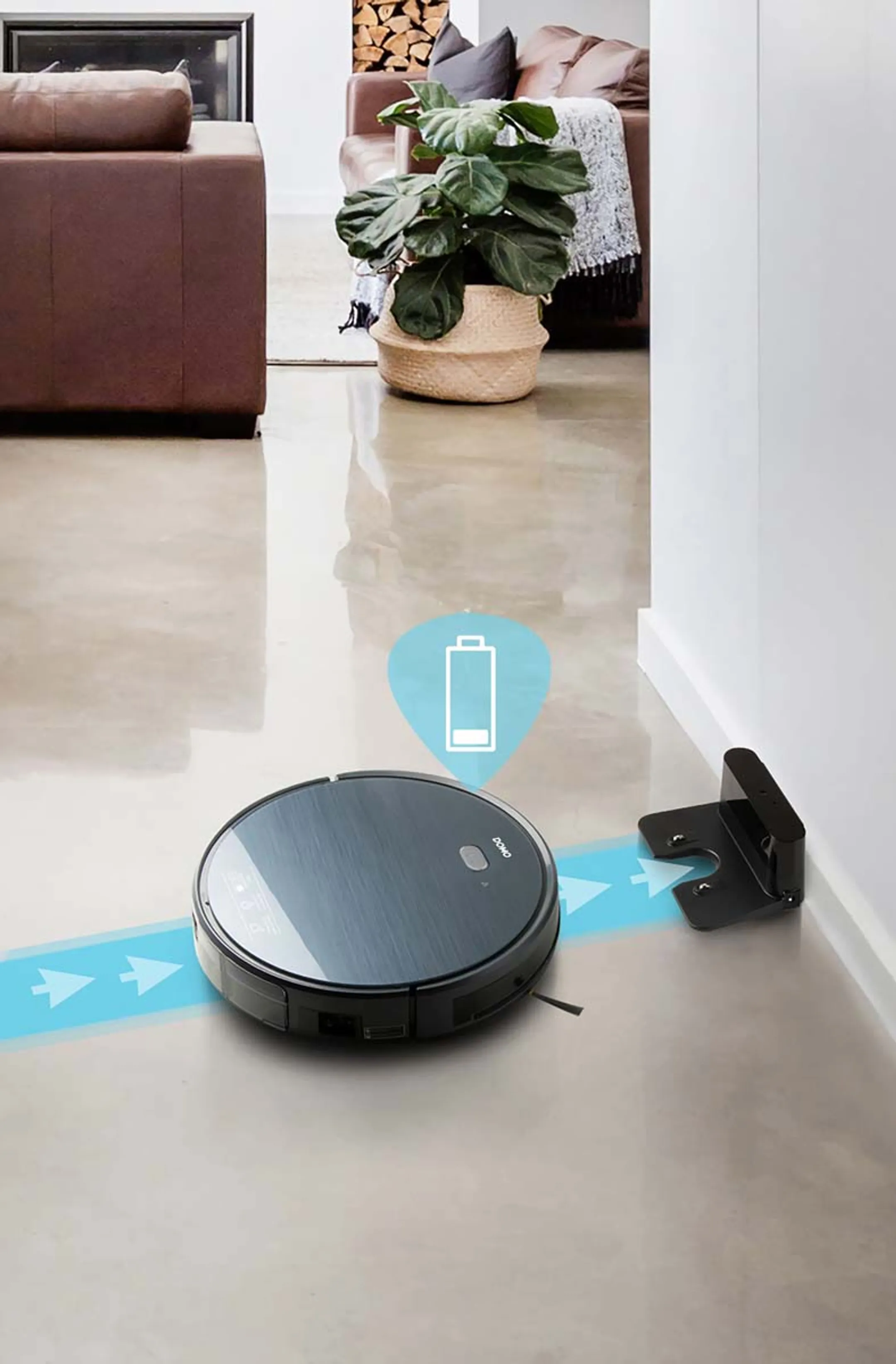 Domo Robotstofzuiger en dweilrobot DO7296S image