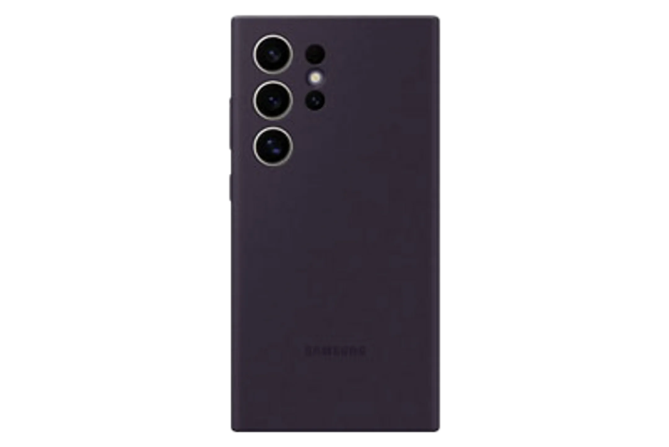 Samsung Silicone Backcover voor Galaxy S24 Ultra -Donker Violet image