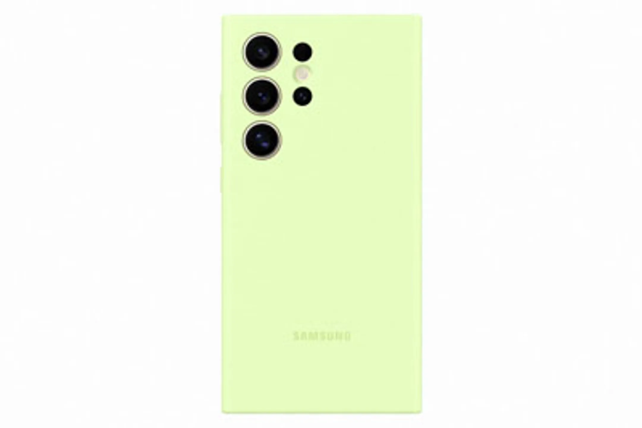 Samsung Silicone Backcover voor Galaxy S24 Ultra - Groen image