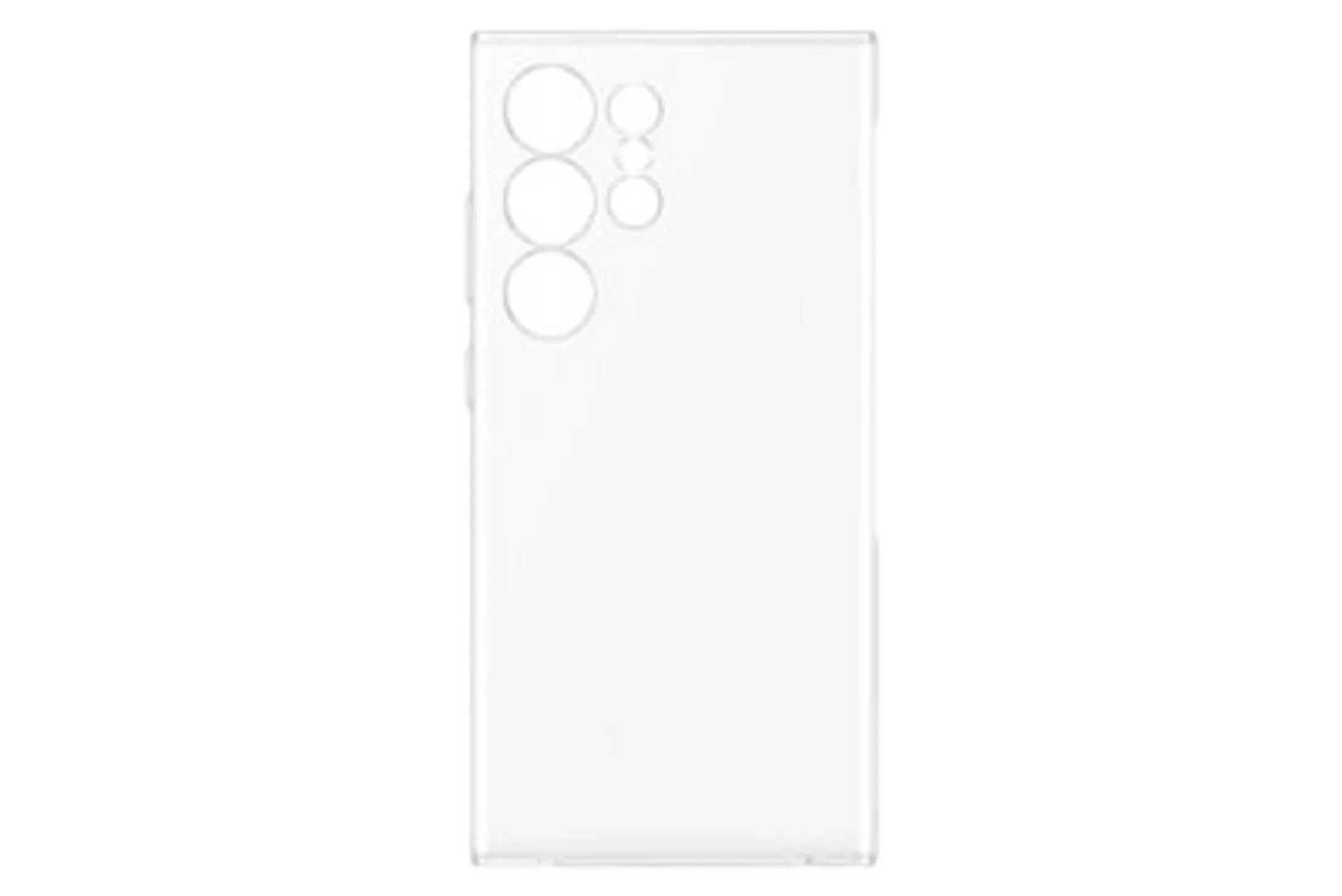 Clear cover voor Galaxy S24 Ultra - Transparant