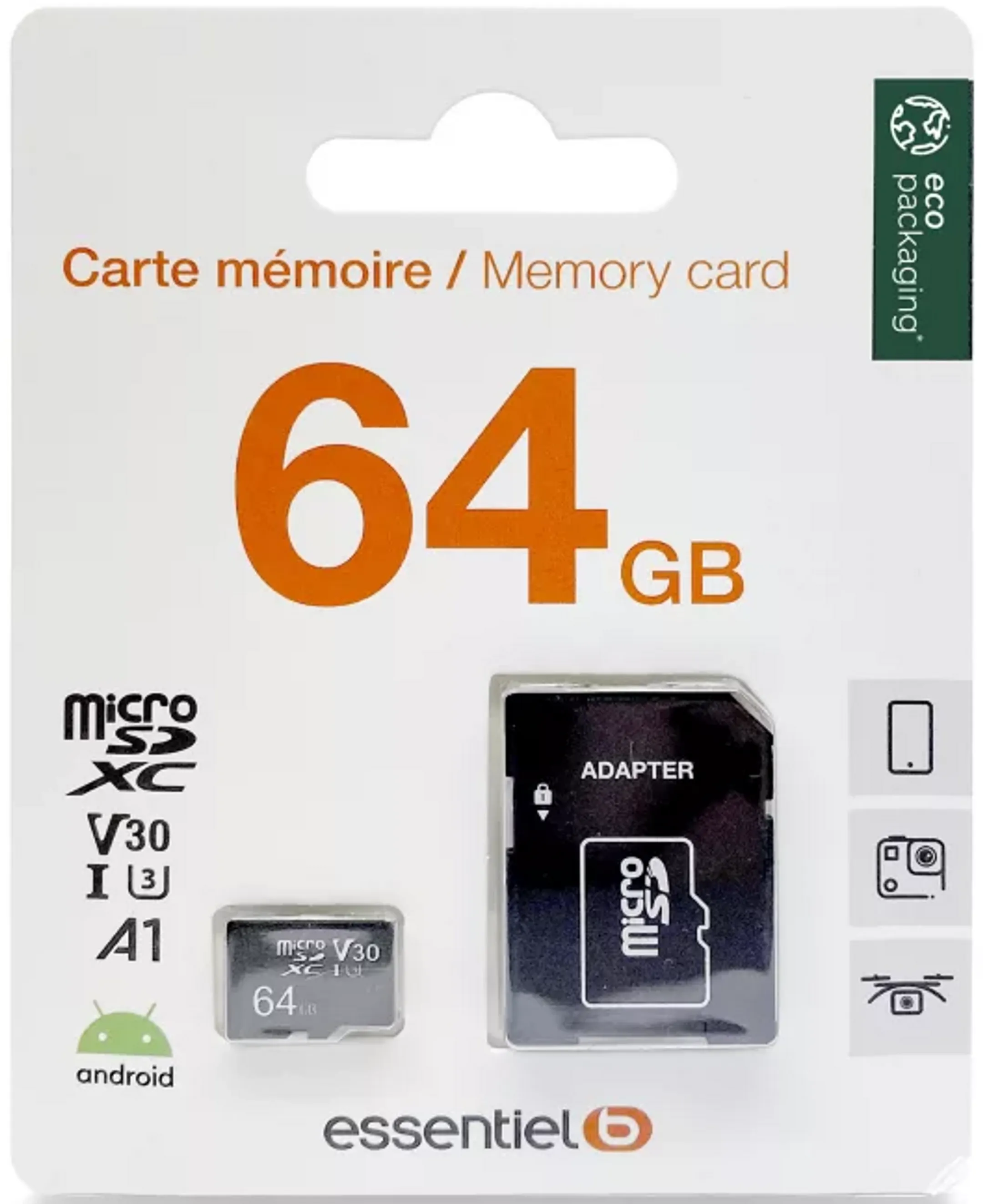 Essentiel-B Micro SD card 64Go image