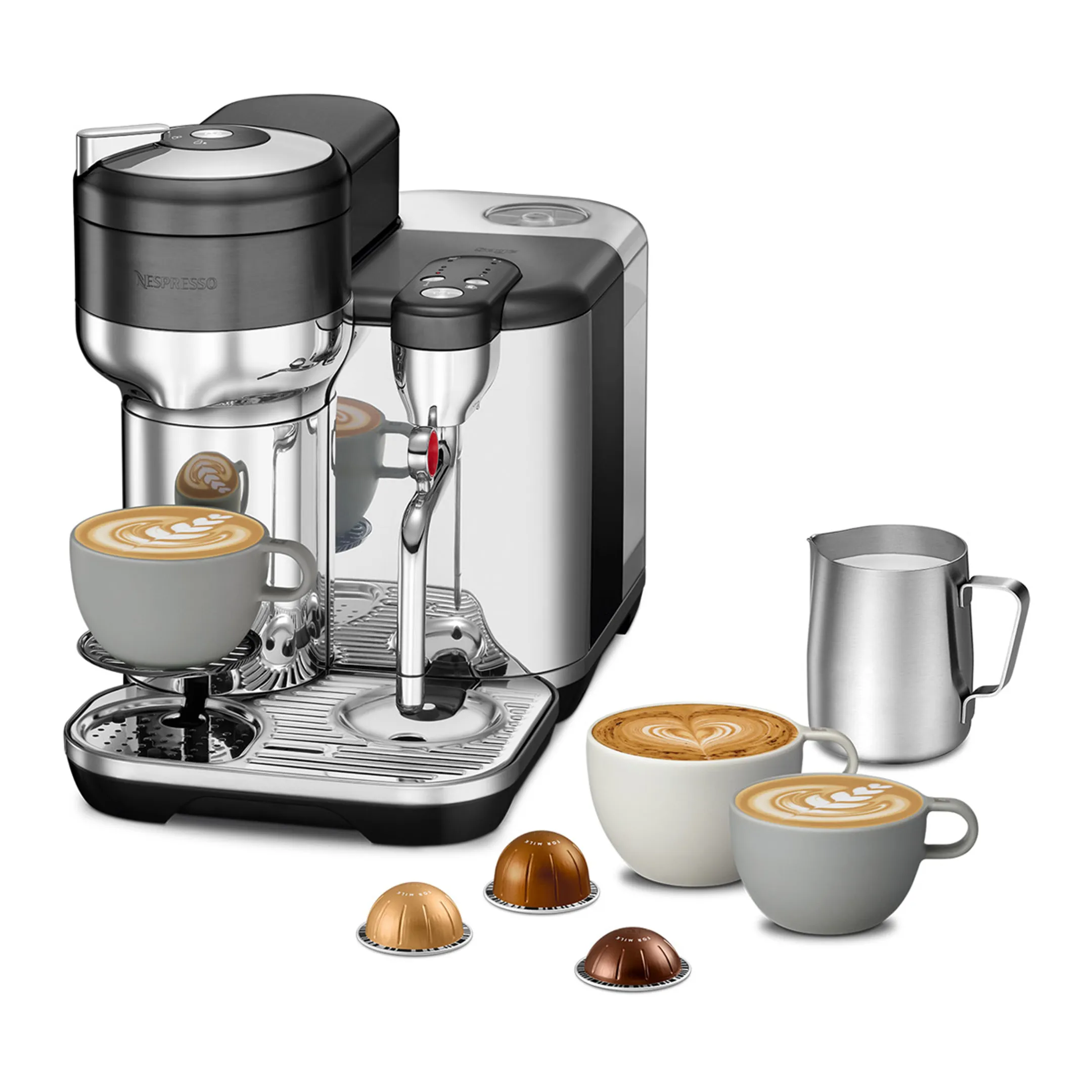 Sage Koffiemachine Nespresso Vertuo Creatista Black Stainless Steel image
