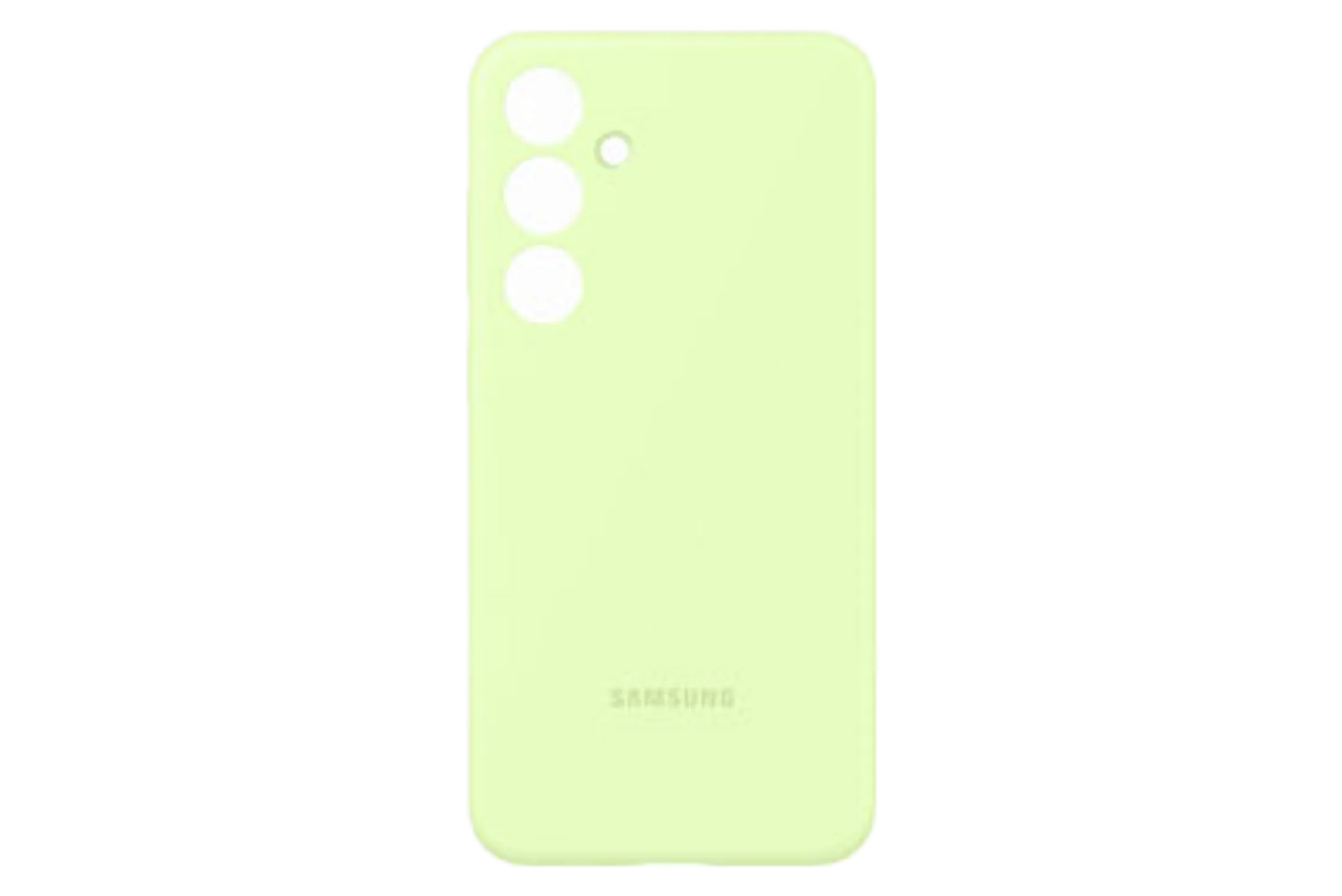 Silicone Backcover voor Galaxy S24+ - Groen