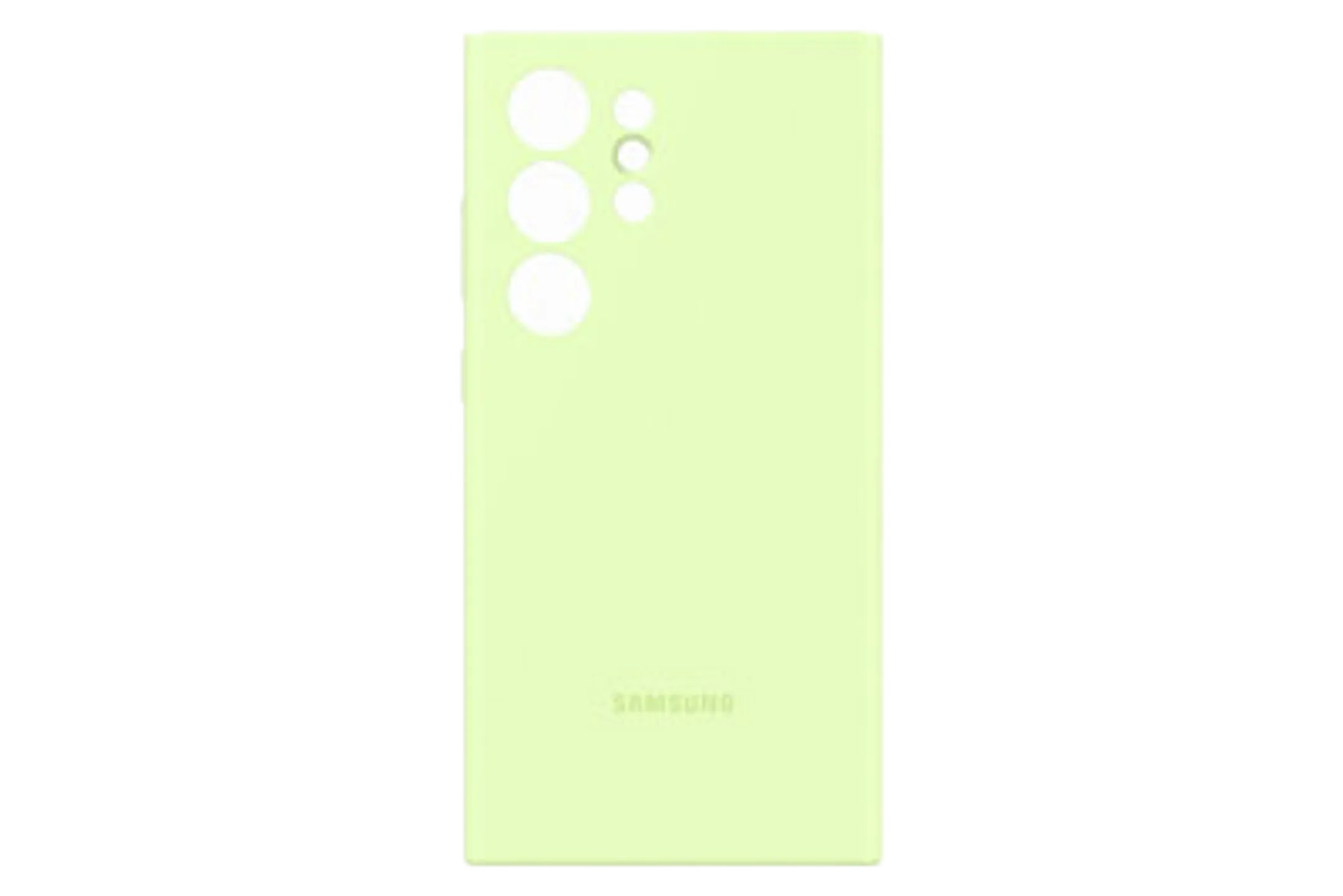 Silicone Backcover voor Galaxy S24 Ultra - Groen