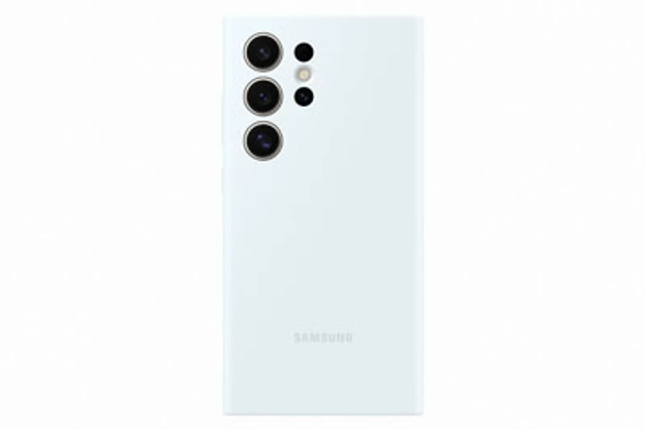 Samsung Coque en silicone pour Galaxy S24 Ultra - Blanc image