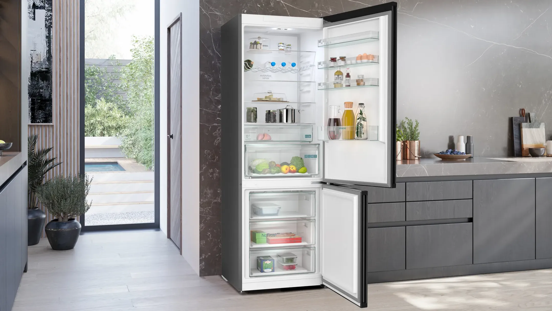 Siemens Combi frigo congélateur KG49NXXCF image