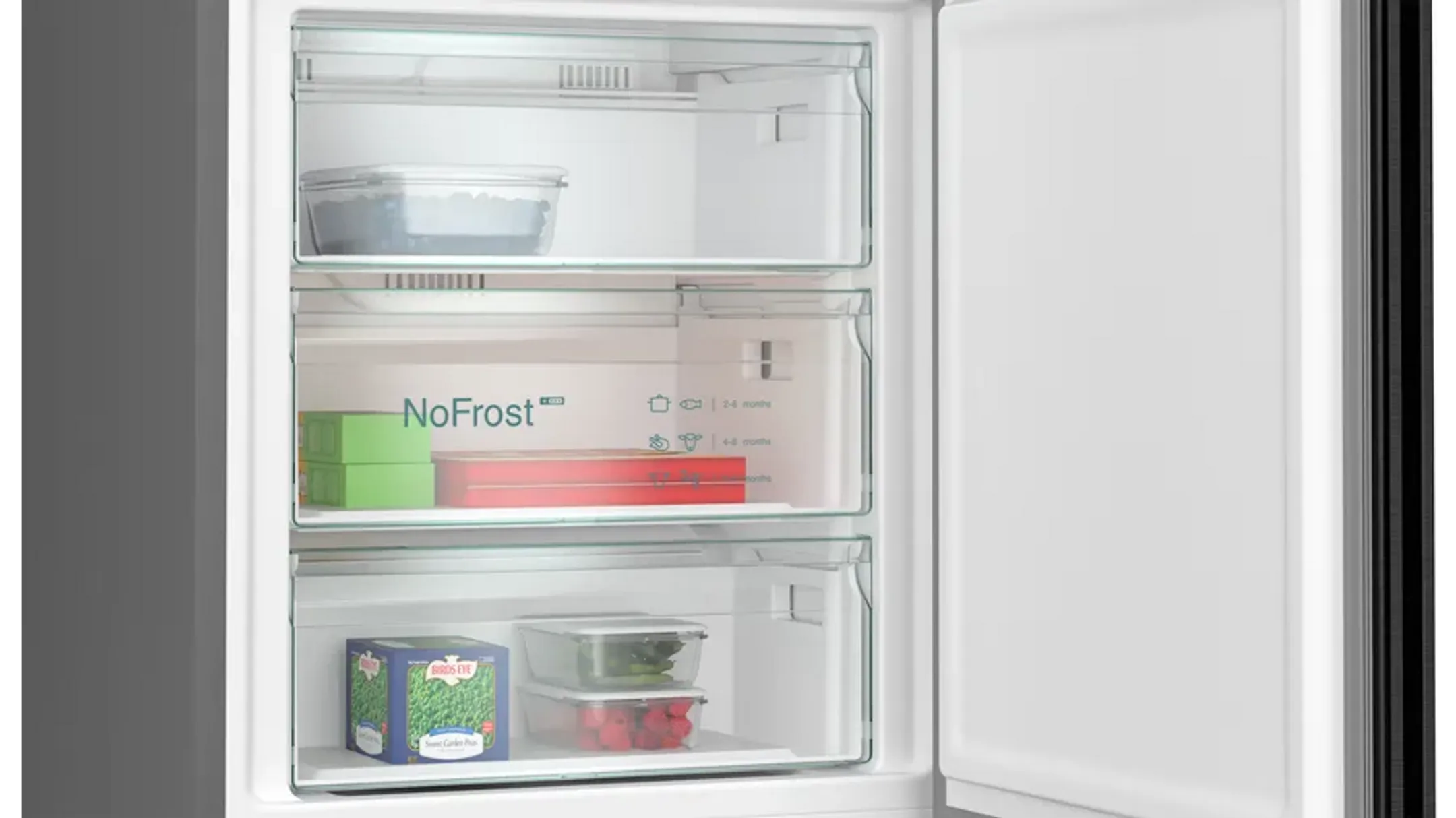 Siemens Frigo avec congélateur KG49NAXCF iQ500 Total No-frost 203 cm image