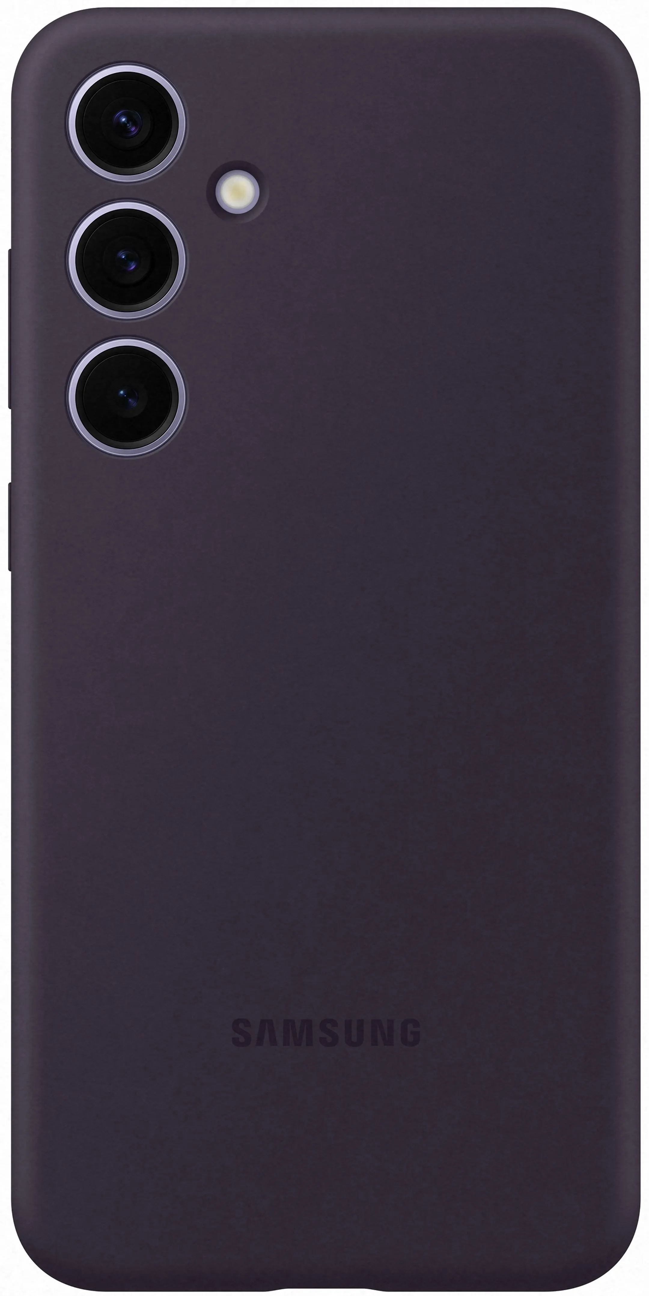 Silicone Backcover voor Galaxy S24+ - Donker Violet