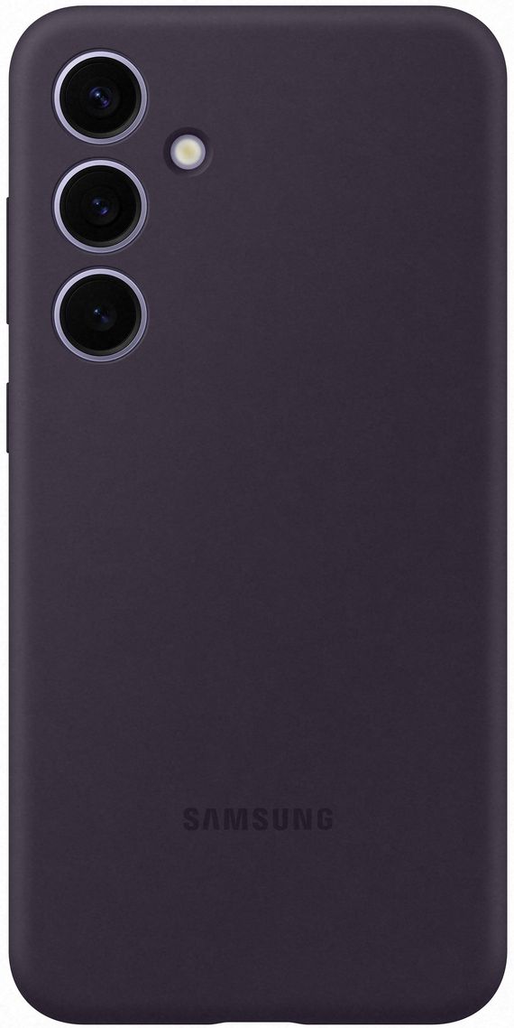 Silicone Backcover voor Galaxy S24+ - Donker Violet
