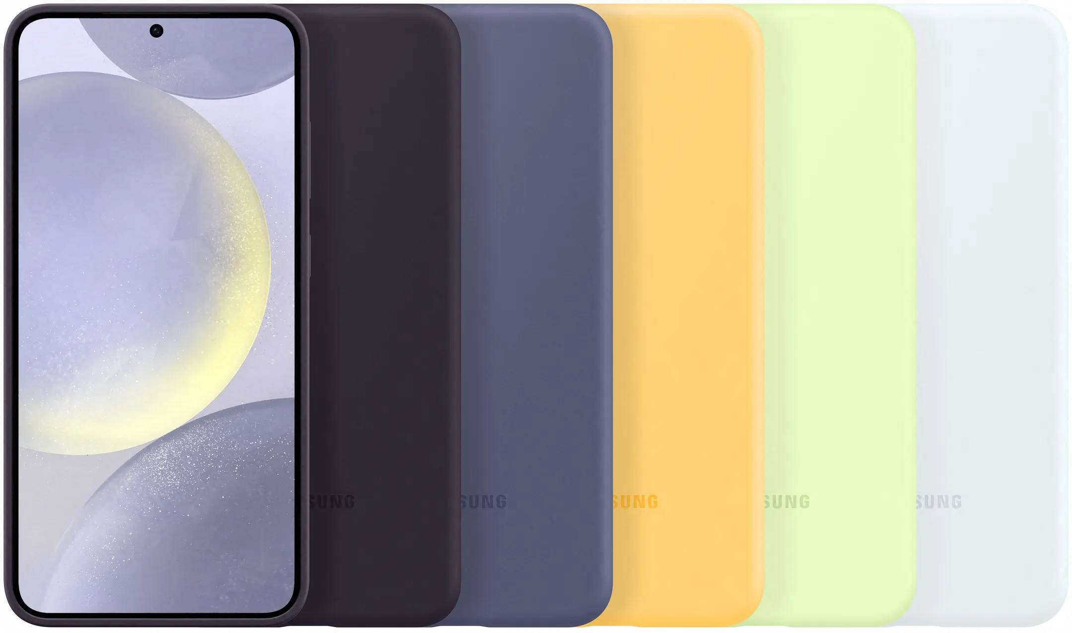 Samsung Coque en silicone pour Galaxy S24+ - Violet Foncé image