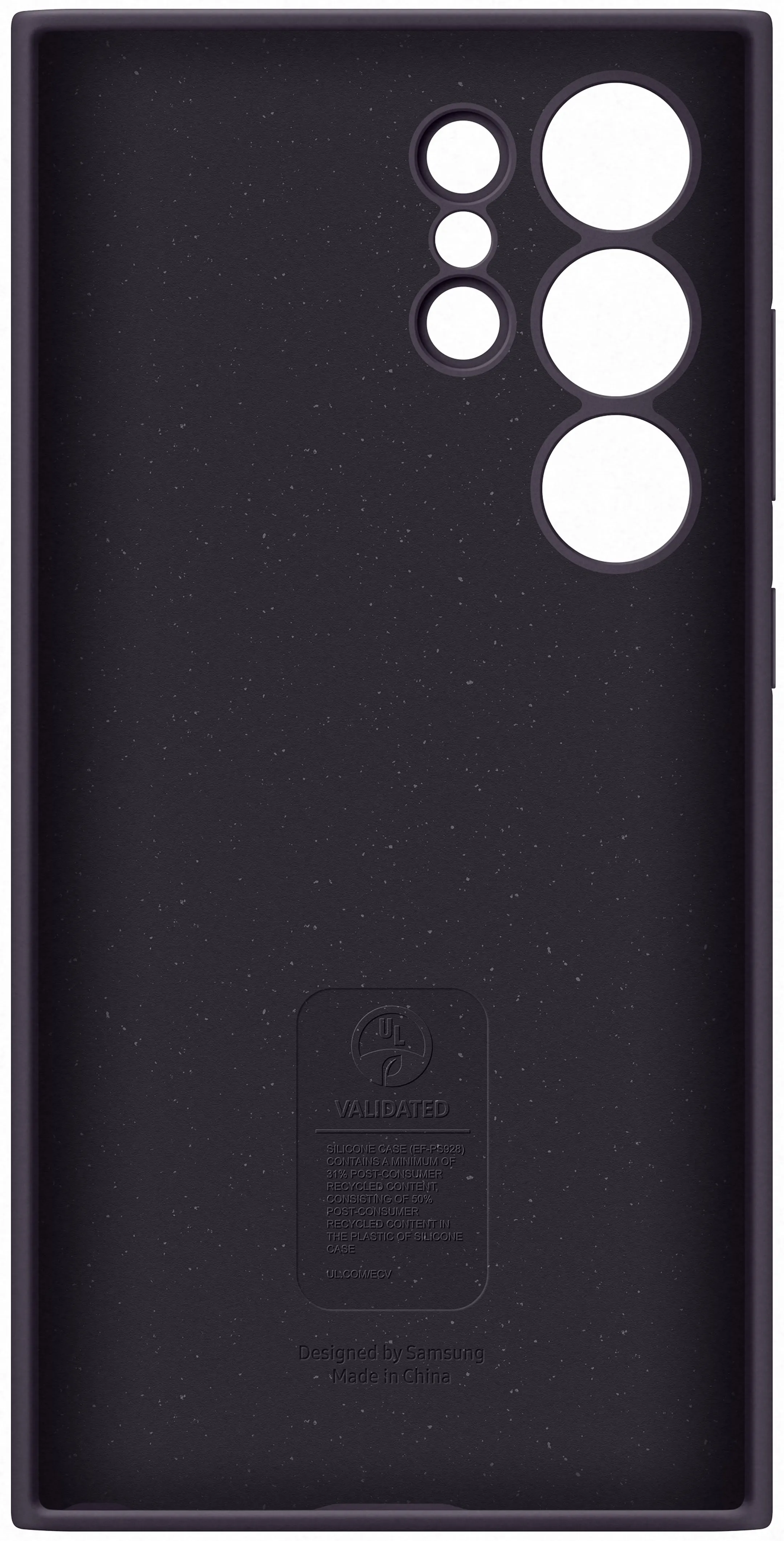 Samsung Silicone Backcover voor Galaxy S24 Ultra -Donker Violet image