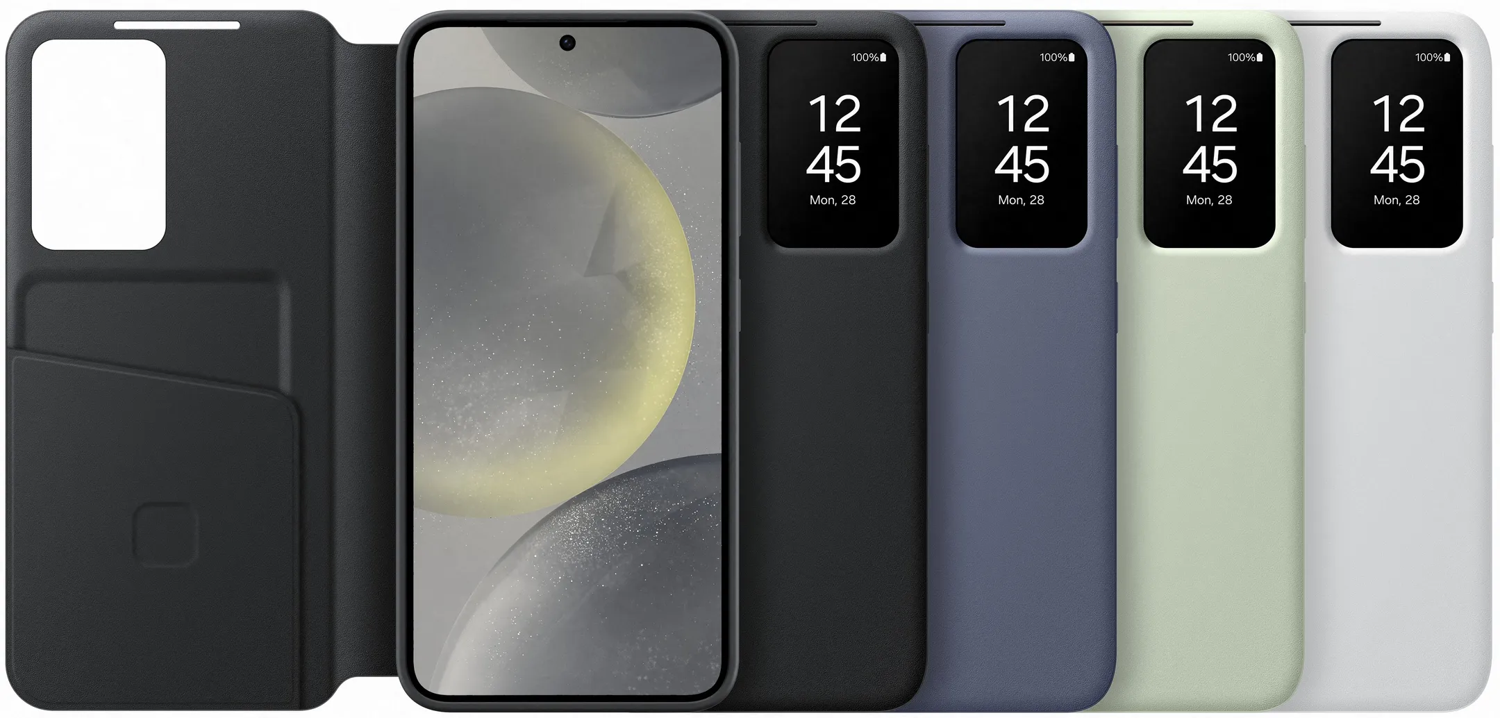 Samsung Smart View Wallet Case voor Galaxy S24 - Zwart image