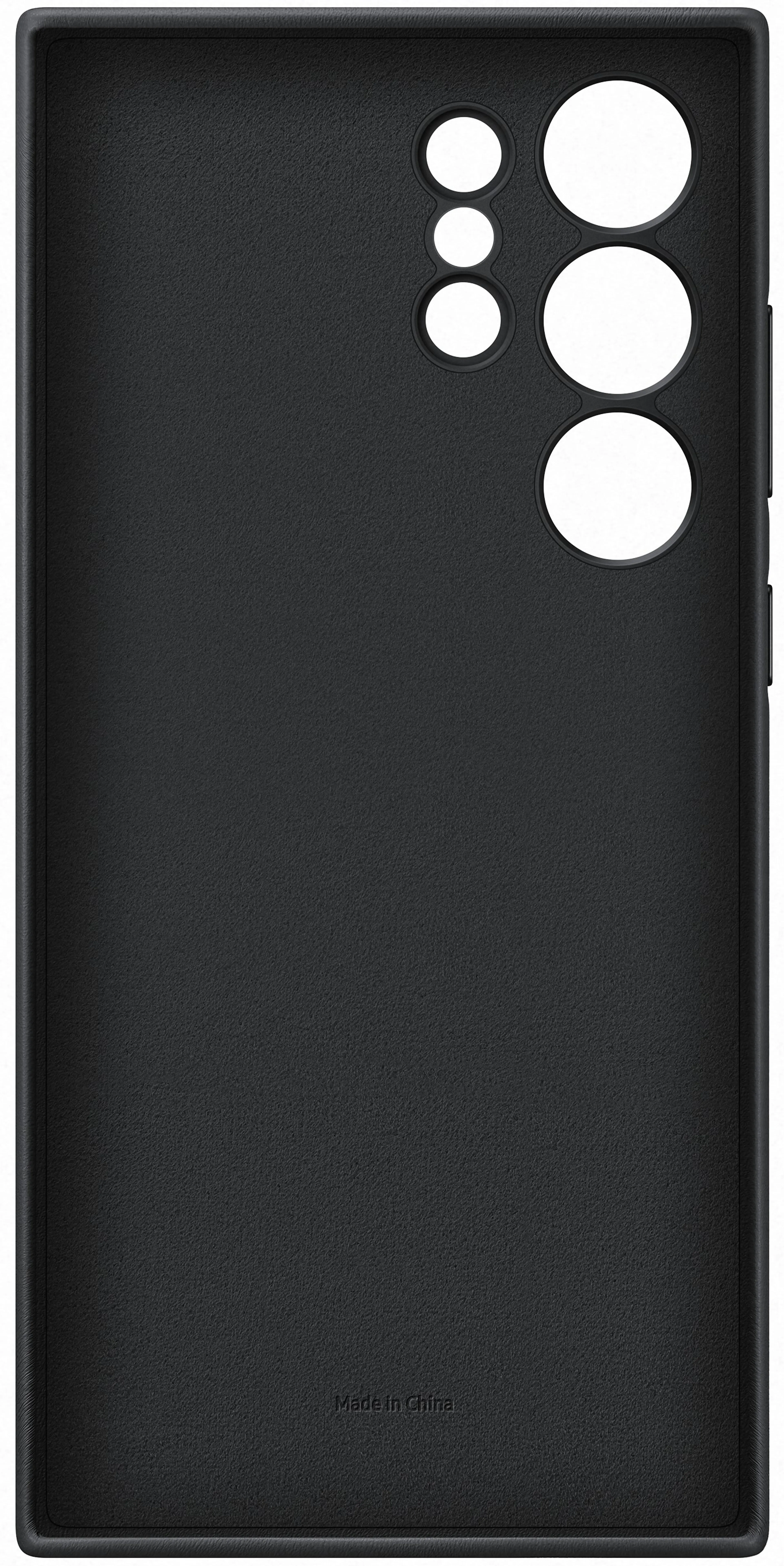 Samsung Leren backcover voor Galaxy S24 Ultra - Zwart image