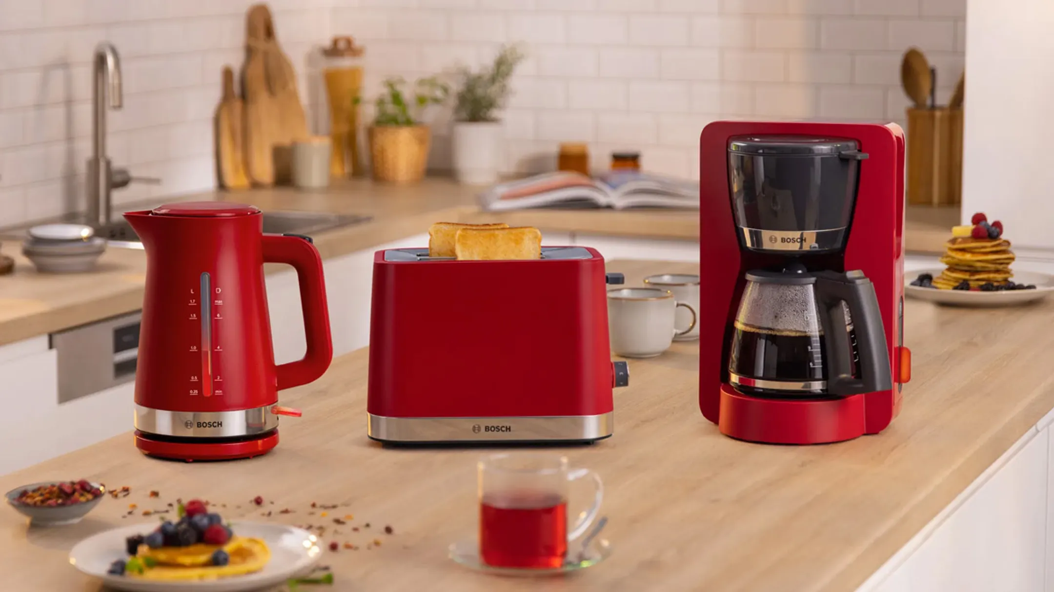 Bosch Koffiezetapparaat MyMoment TKA4M234, Rood image