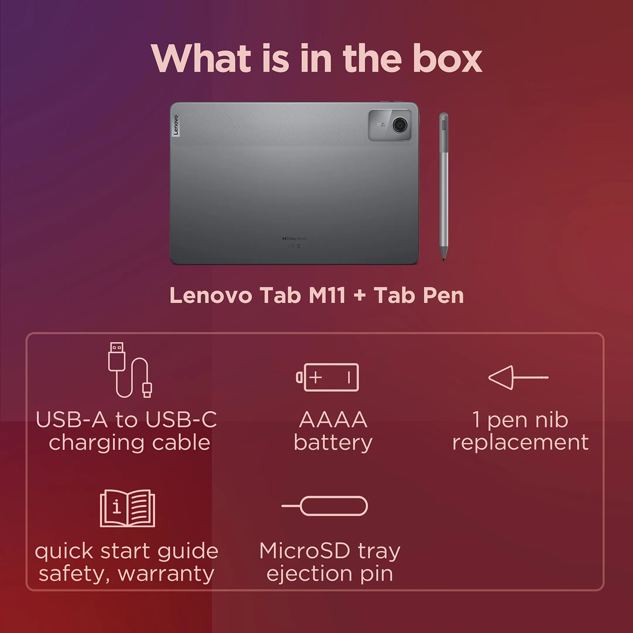 Lenovo Tab M11 11" 4 GB/128 GB + Stylus image