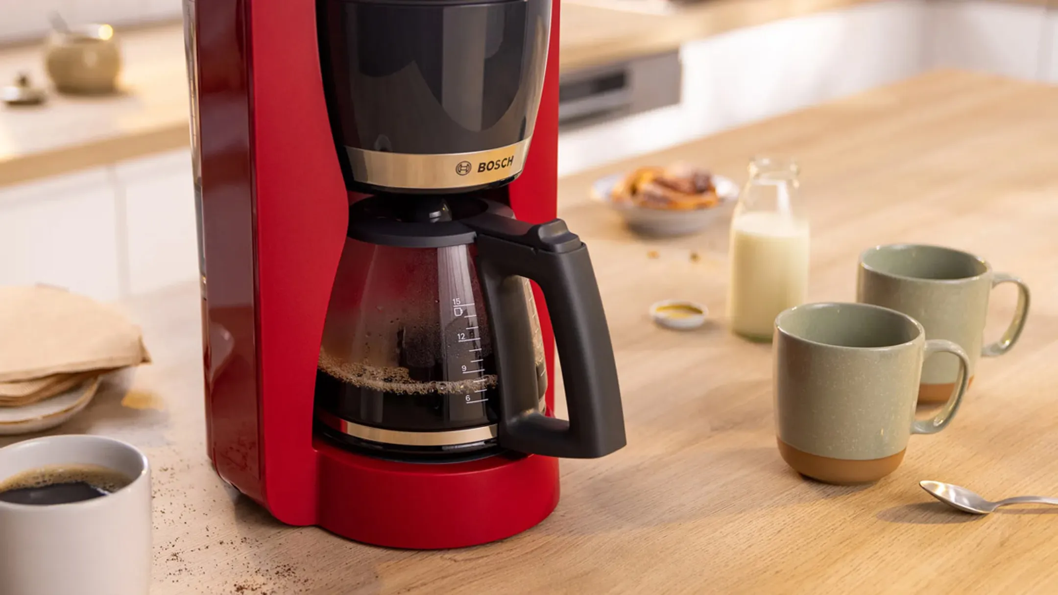 Bosch Koffiezetapparaat MyMoment TKA4M234, Rood image
