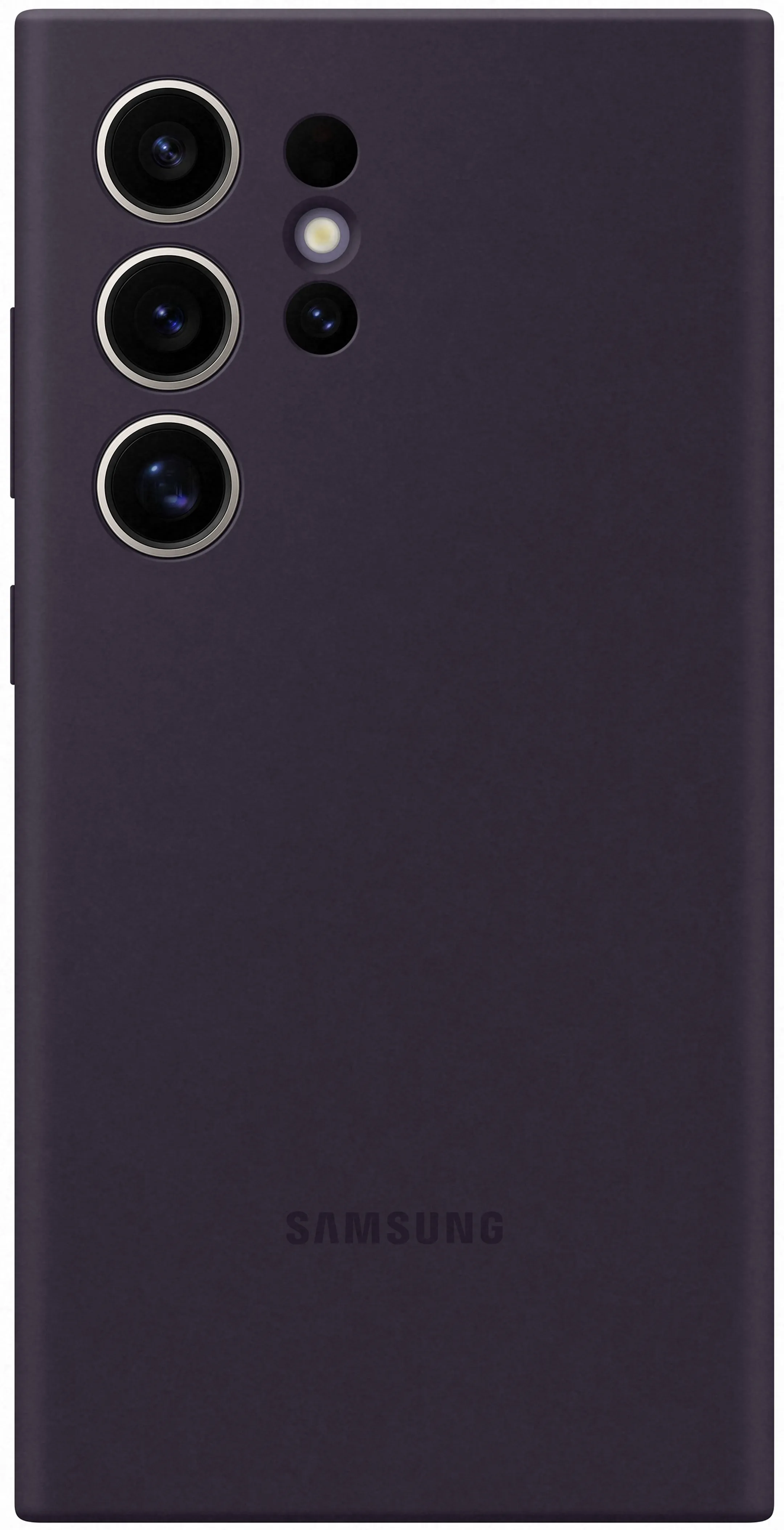 Silicone Backcover voor Galaxy S24 Ultra -Donker Violet