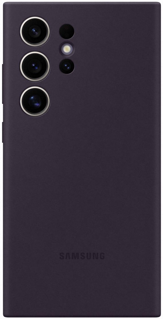 Silicone Backcover voor Galaxy S24 Ultra -Donker Violet