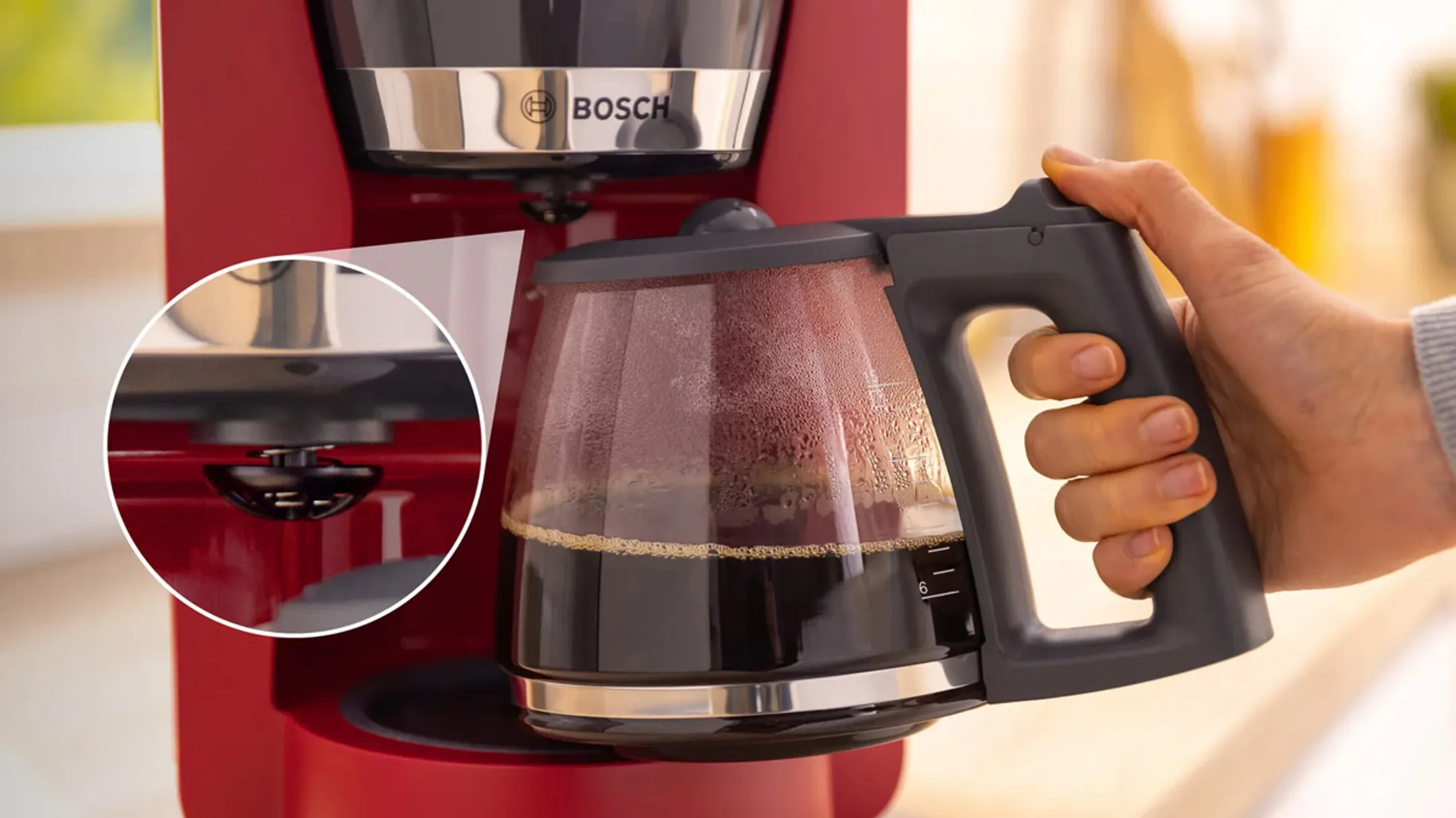 Bosch Koffiezetapparaat MyMoment TKA4M234, Rood image