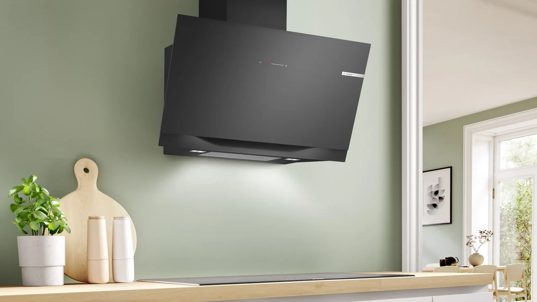Bosch Hotte décorative DWK91LT60 image