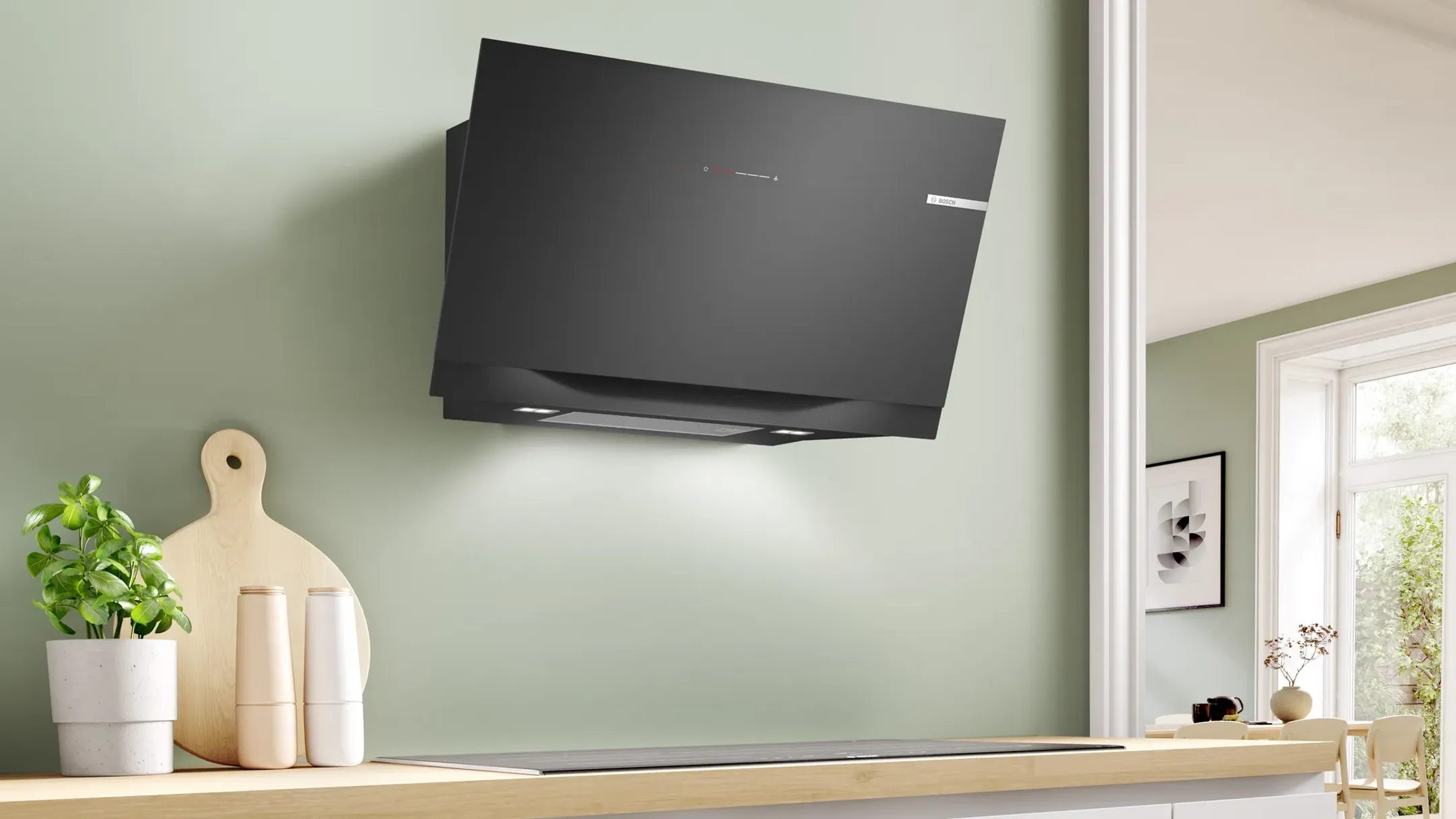 Bosch Hotte décorative DWK91LT60 image