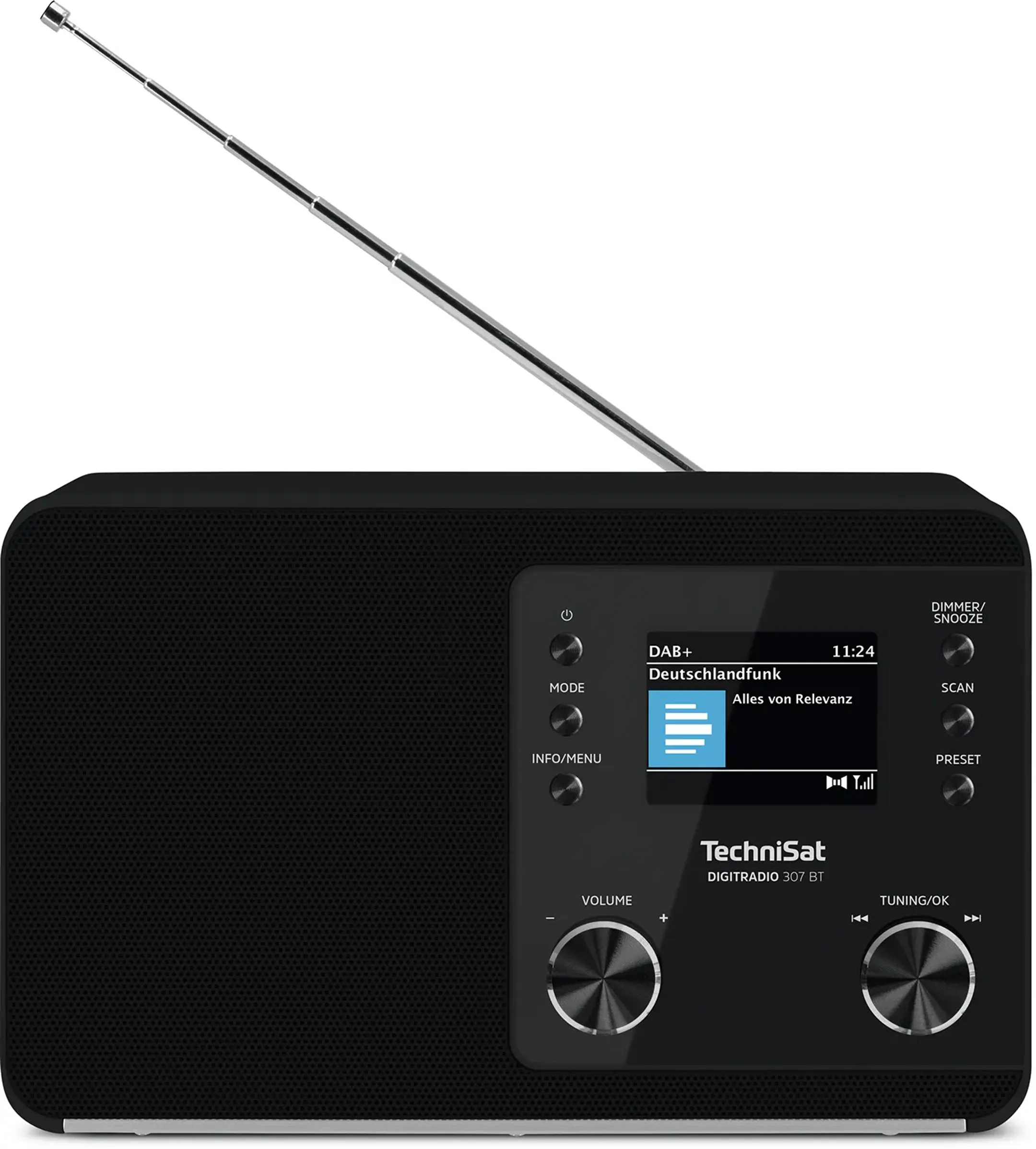 Technisat DAB+ Radio DigitRadio 307 BT - Zwart image