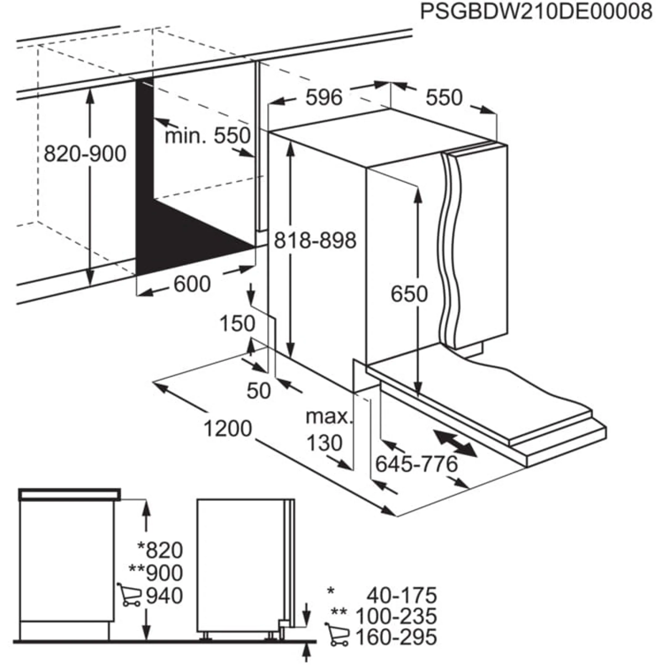AEG Lave-vaisselle encastrable FSS5261XZ AirDry image