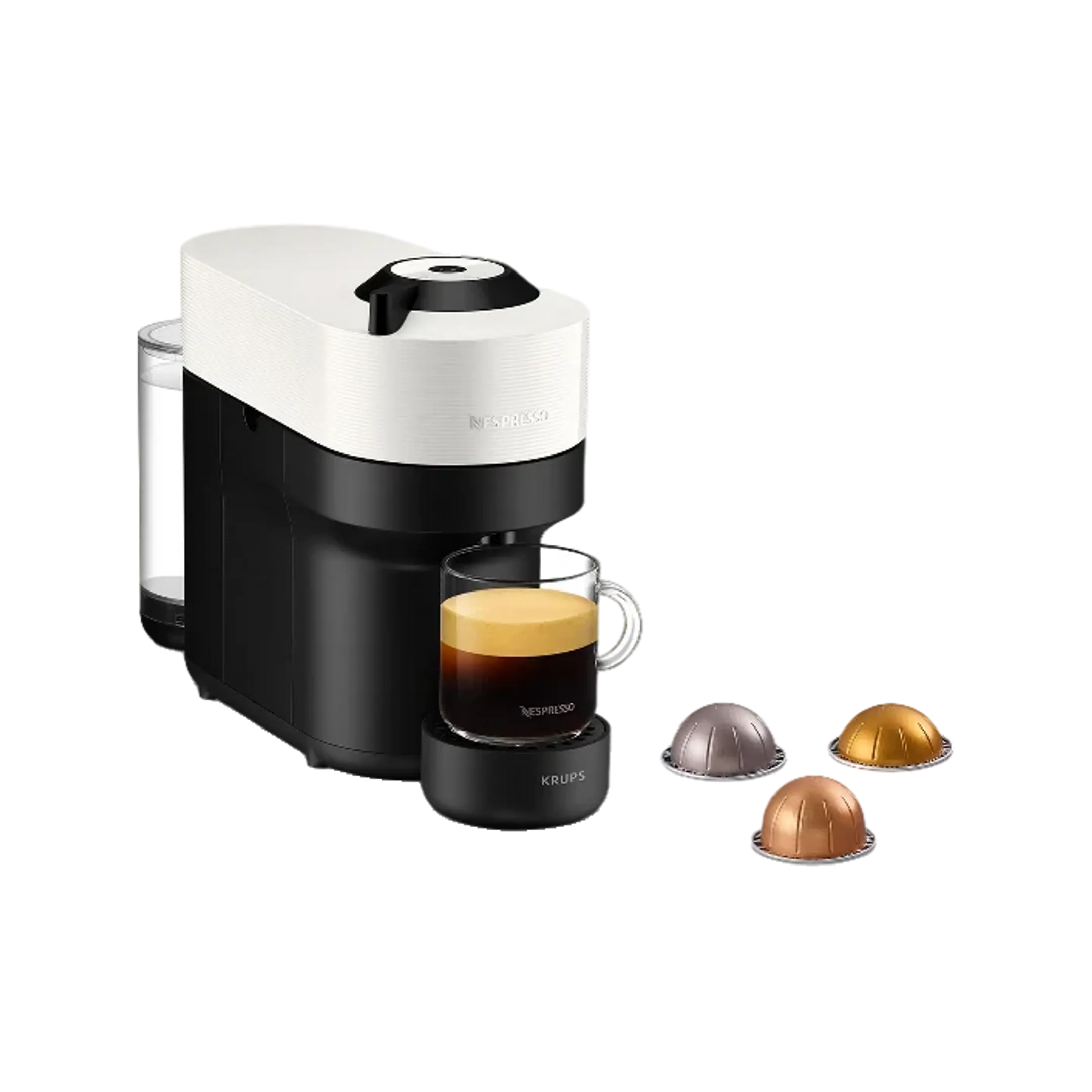 Machine à café Nespresso Vertuo Pop, Coconut White