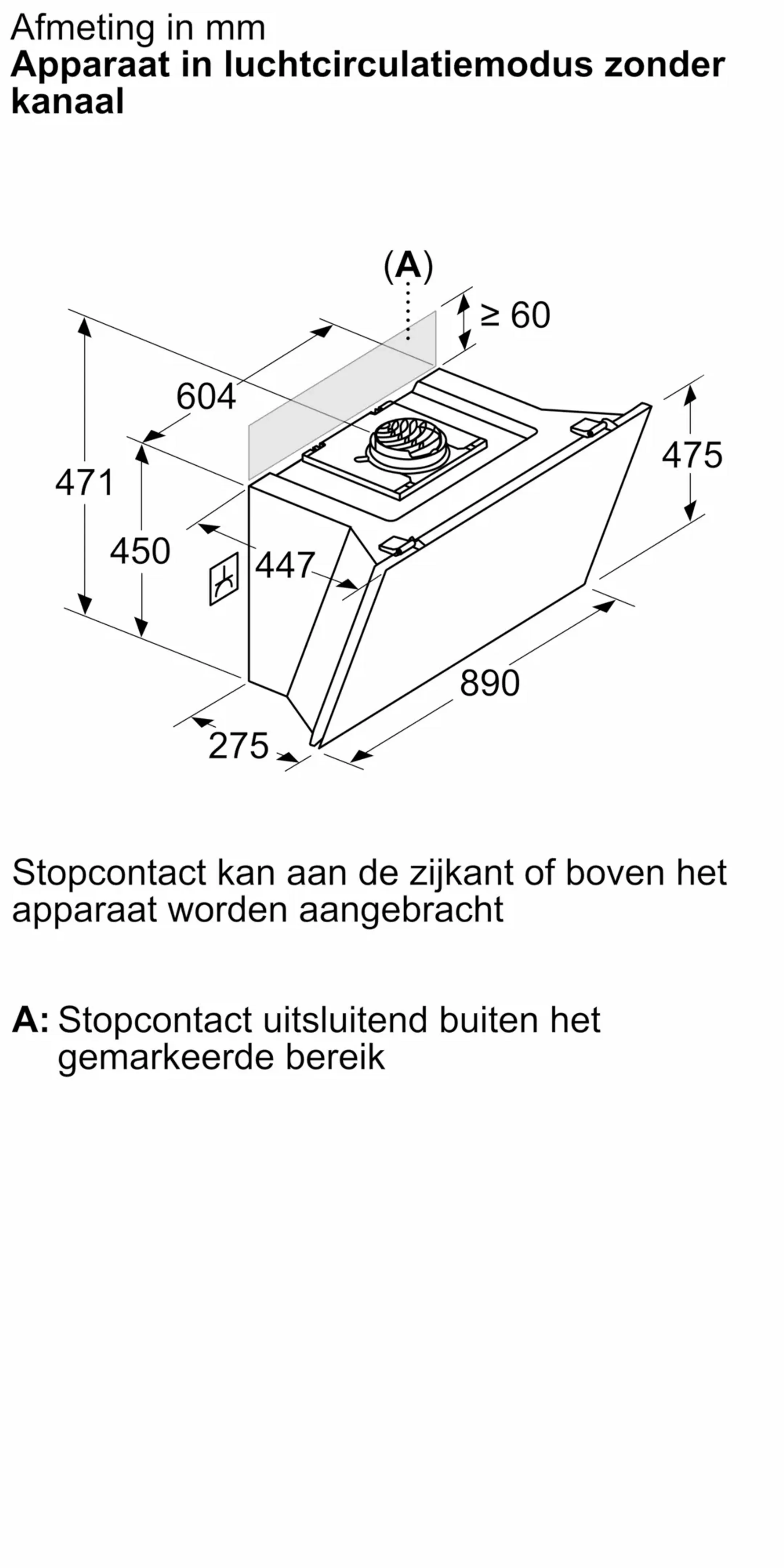 Bosch Hotte décorative DWK91LT60 image