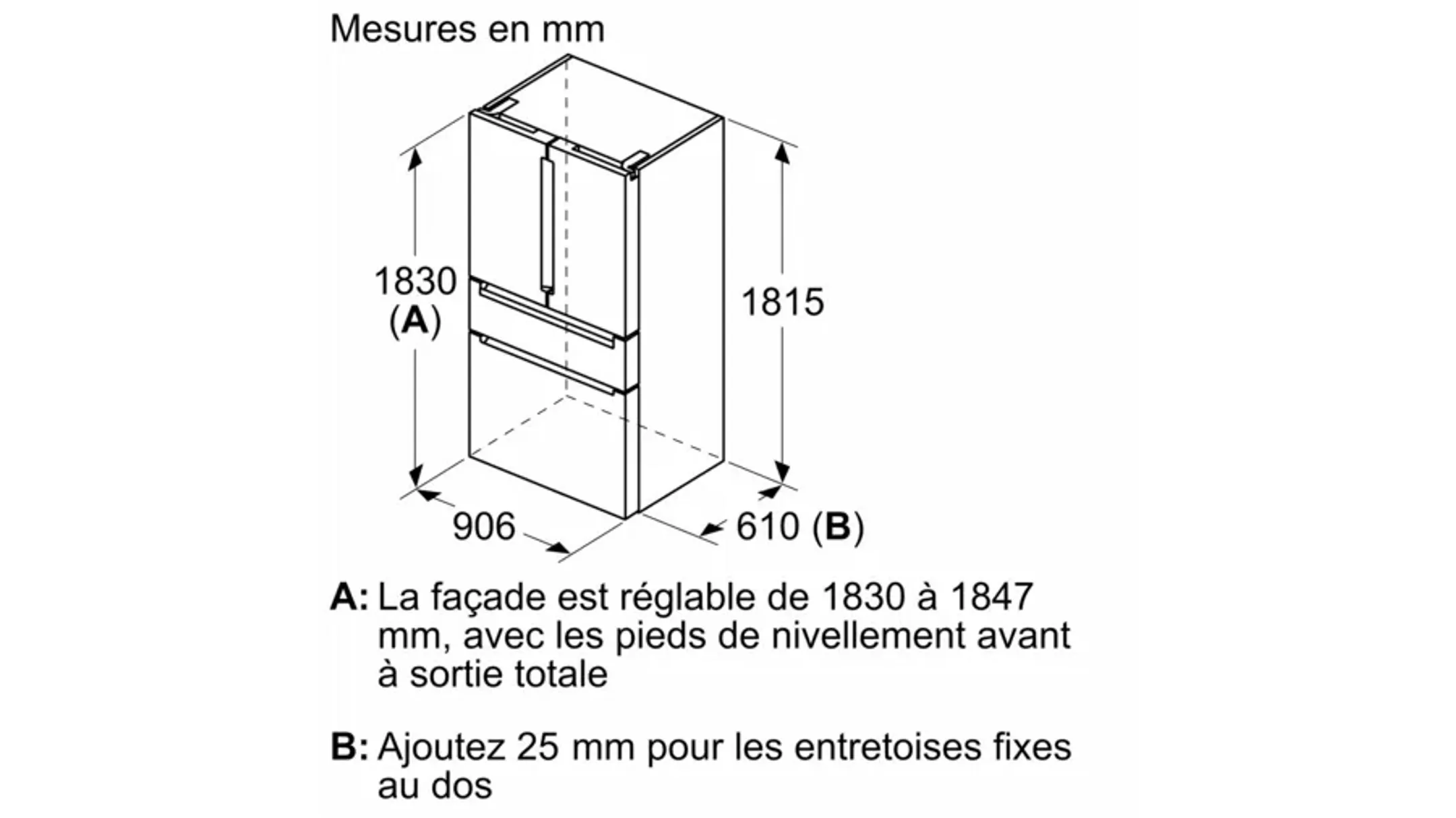 Siemens Amerikaanse koelkast KF96RSBEA iQ700 Total No-frost 183 cm image