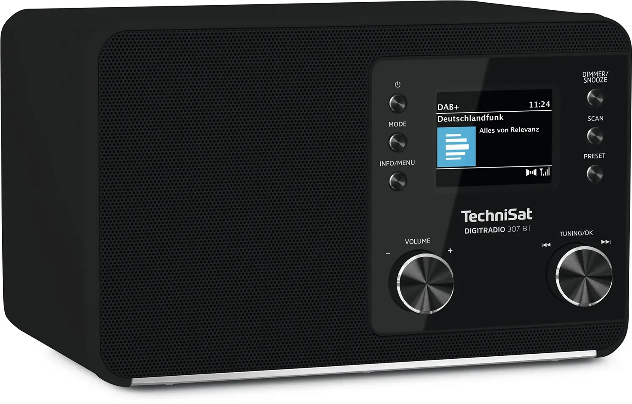 Technisat DAB+ Radio DigitRadio 307 BT - Zwart image
