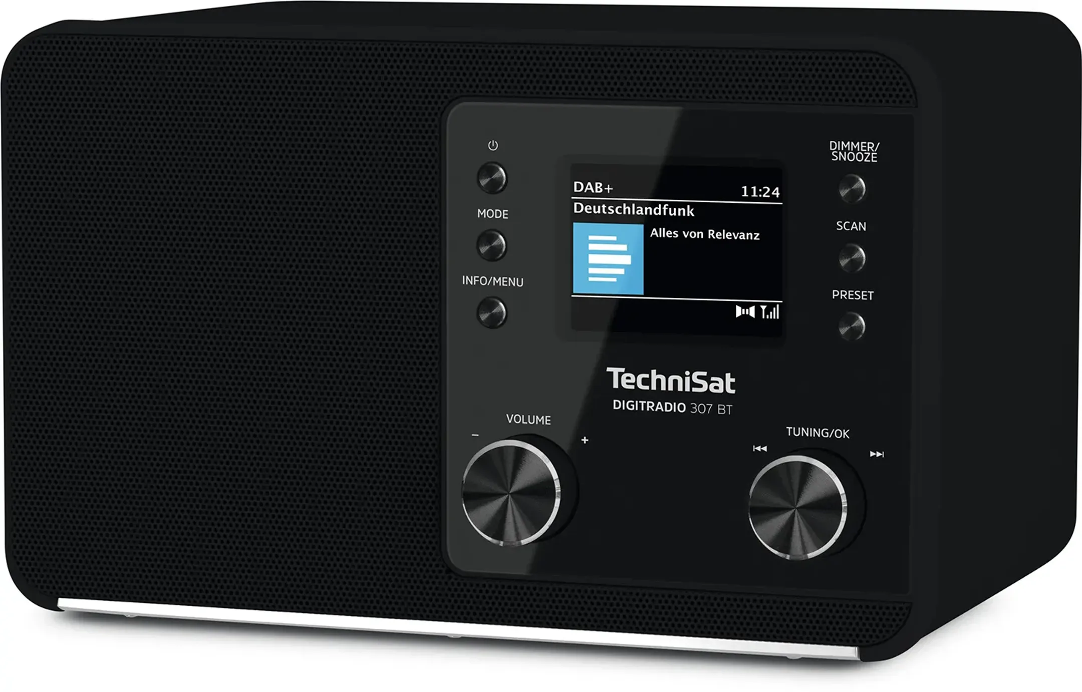 Technisat DAB+ Radio DigitRadio 307 BT - Zwart image