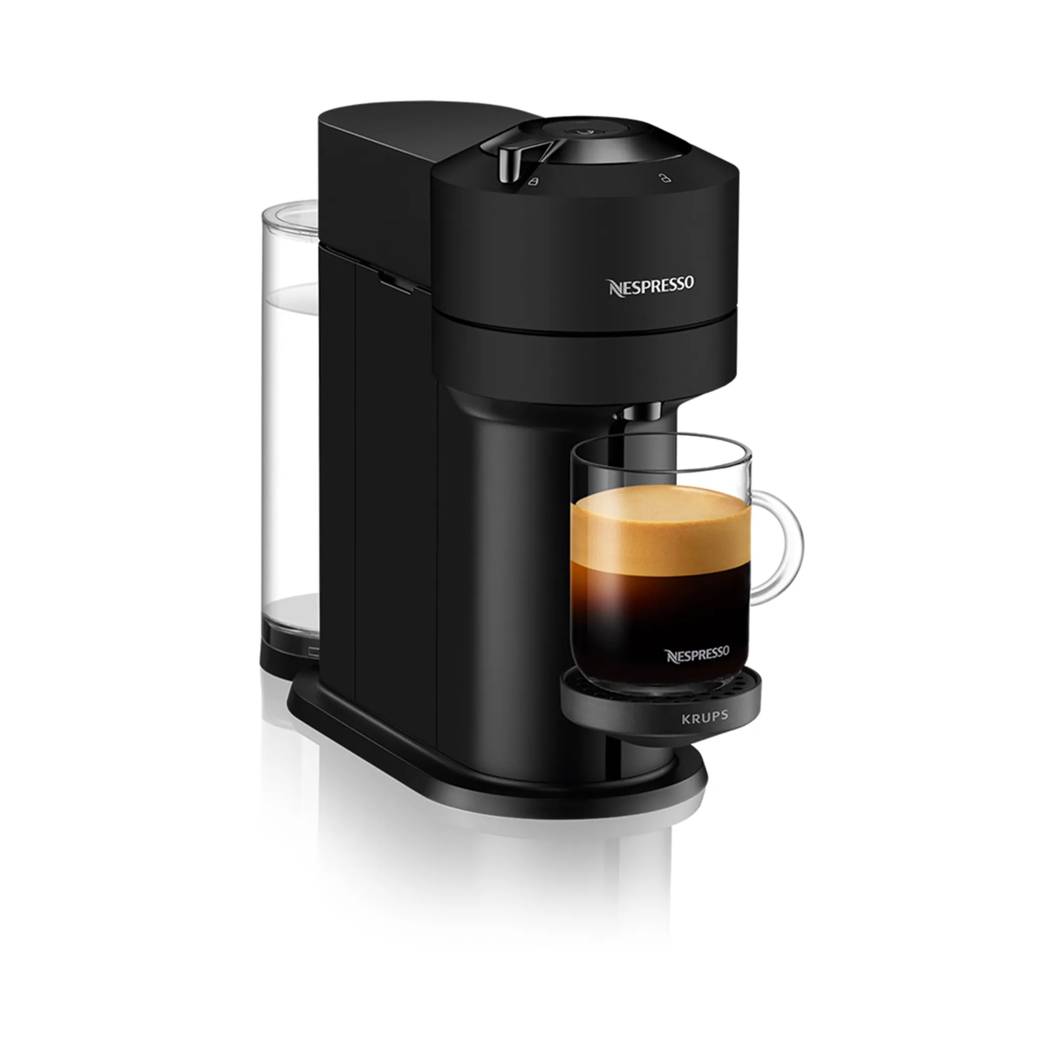 Krups Nespresso Vertuo Next koffiemachine, Matt Black image