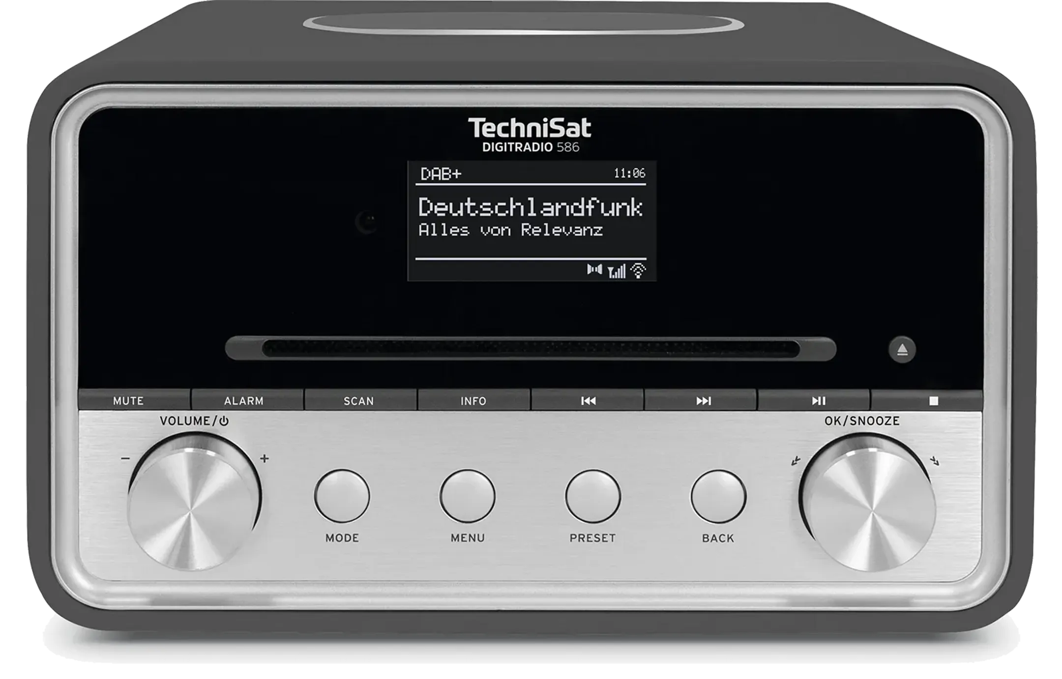 DigitRadio 586 internetradio met CD-speler - Antraciet